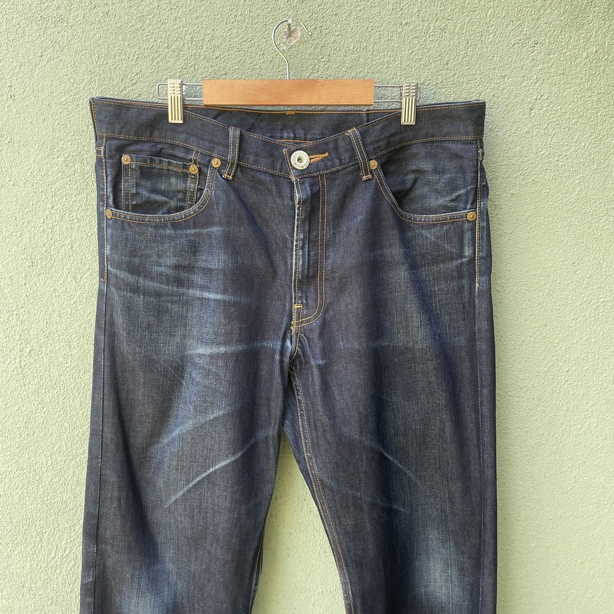 Levi's × Levi's Vintage Clothing Vintage Levi’s 503 Strauss & Co Distressed Denim Jeans Pants Size US 35 - 3 Thumbnail