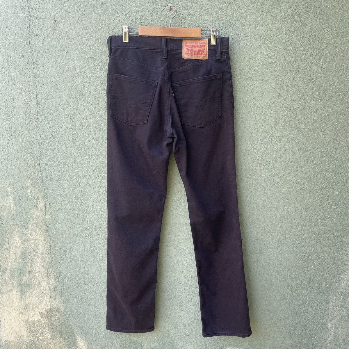 Levi's Vintage Levi’s 502 Five Pocket Black Denim Jeans Pants Size US 31 - 12 Thumbnail