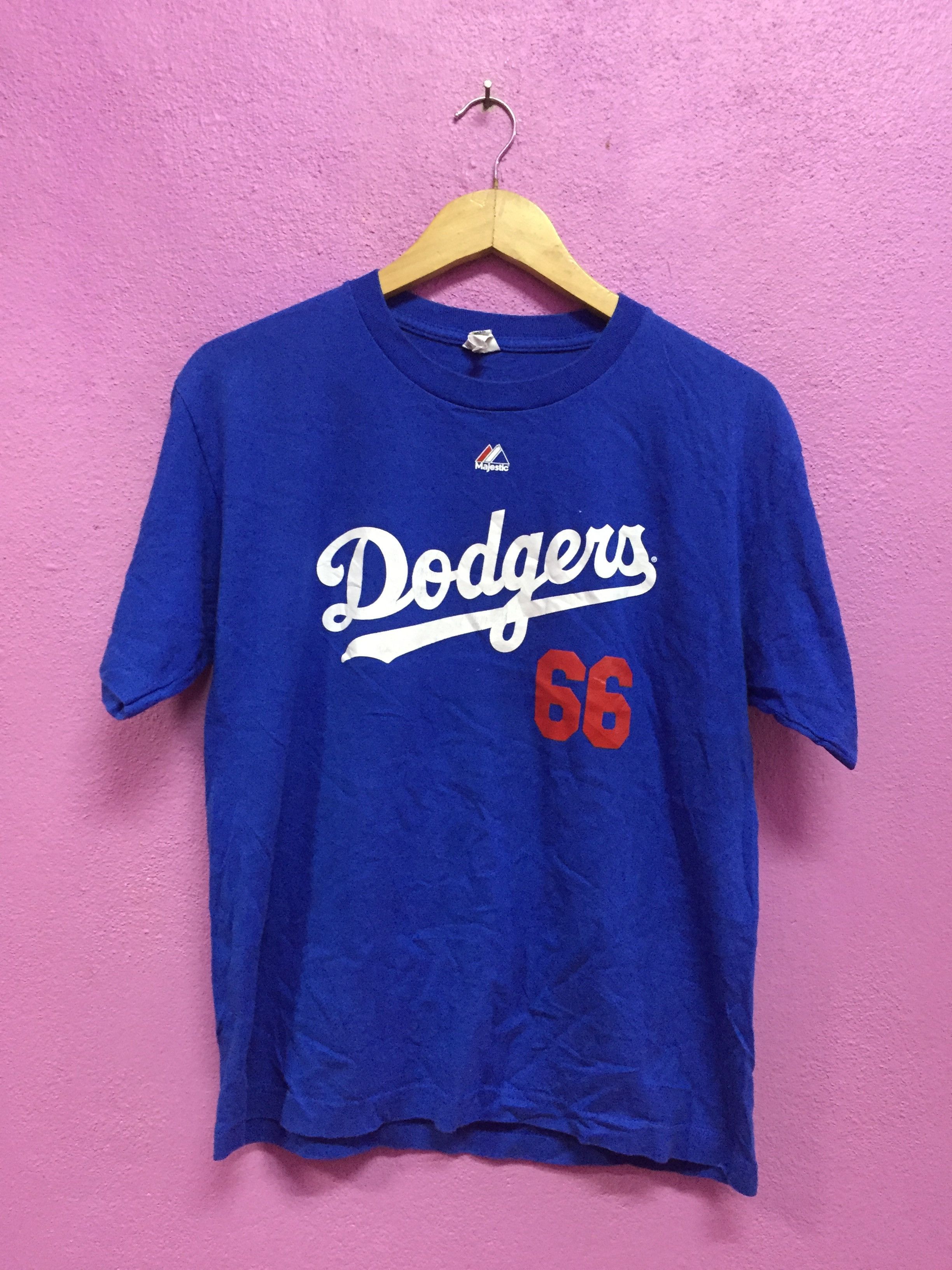 Majestic Dodgers 66 Baseball T-Shirts Size XL Size US XL / EU 56 / 4 - 1 Thumbnail