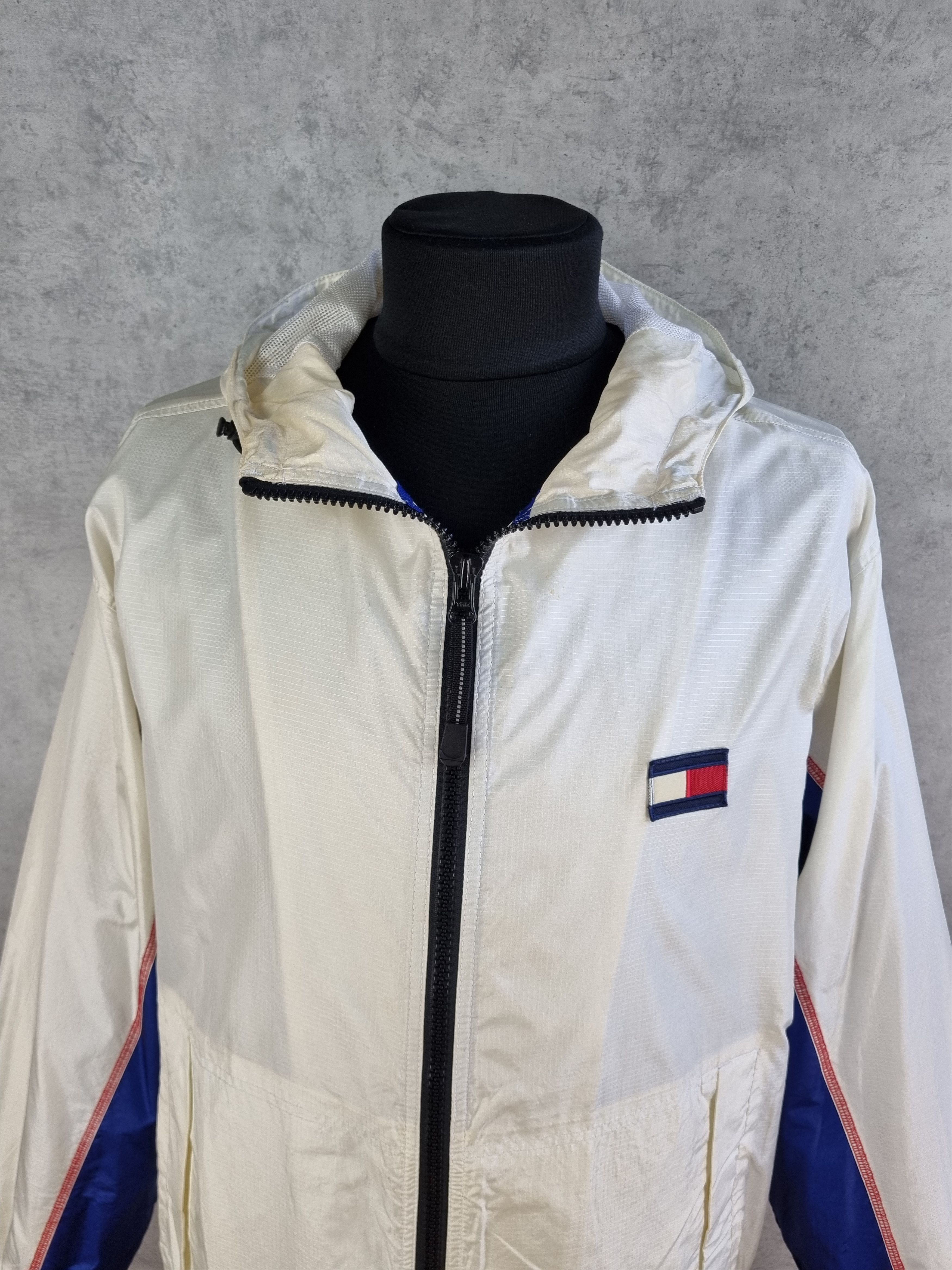 Tommy Hilfiger × Vintage 90s TOMMY HILFIGER Sailing Light Hooded Jacket Size US M / EU 48-50 / 2 - 6 Thumbnail
