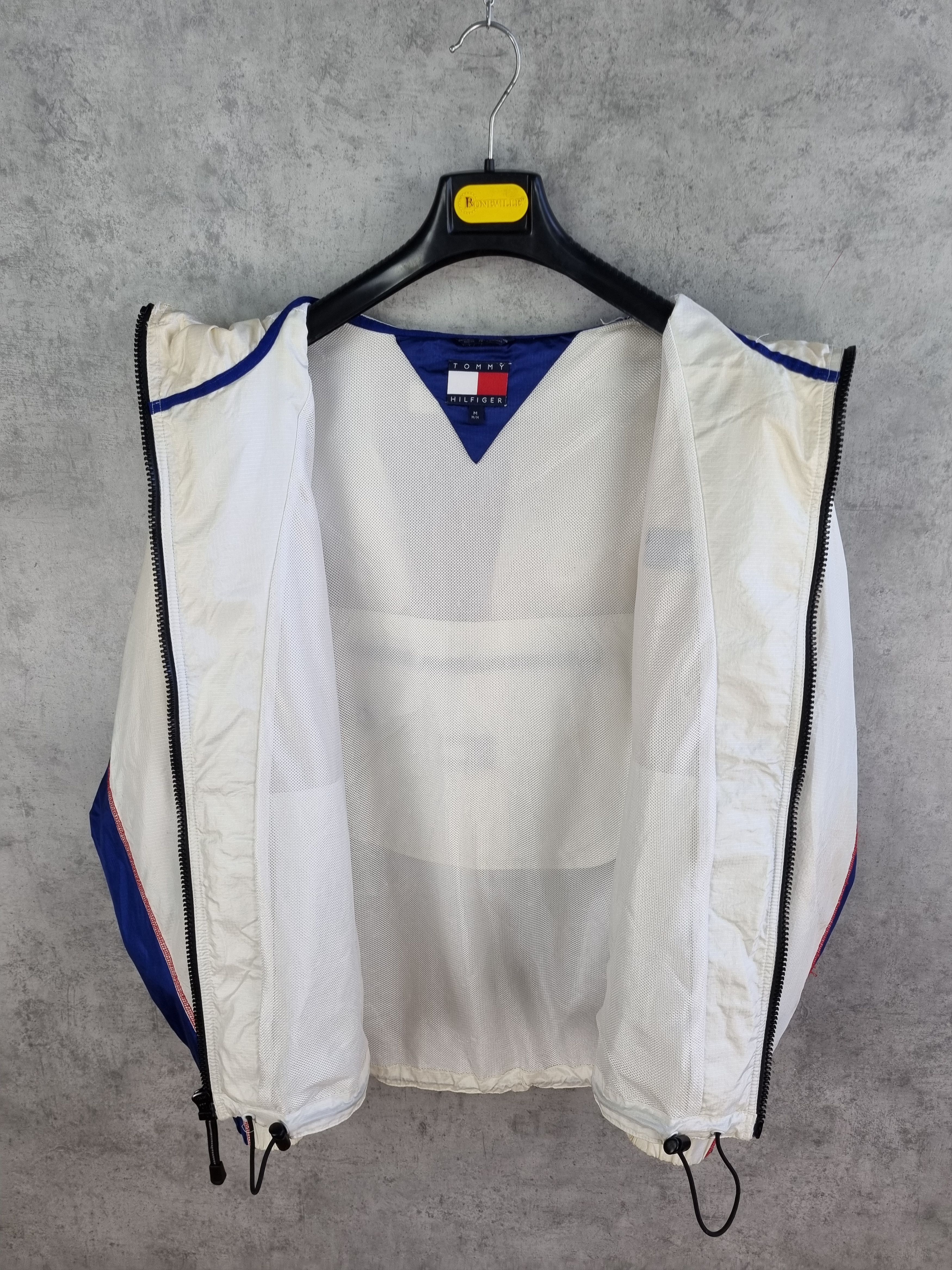 Tommy Hilfiger × Vintage 90s TOMMY HILFIGER Sailing Light Hooded Jacket Size US M / EU 48-50 / 2 - 9 Thumbnail
