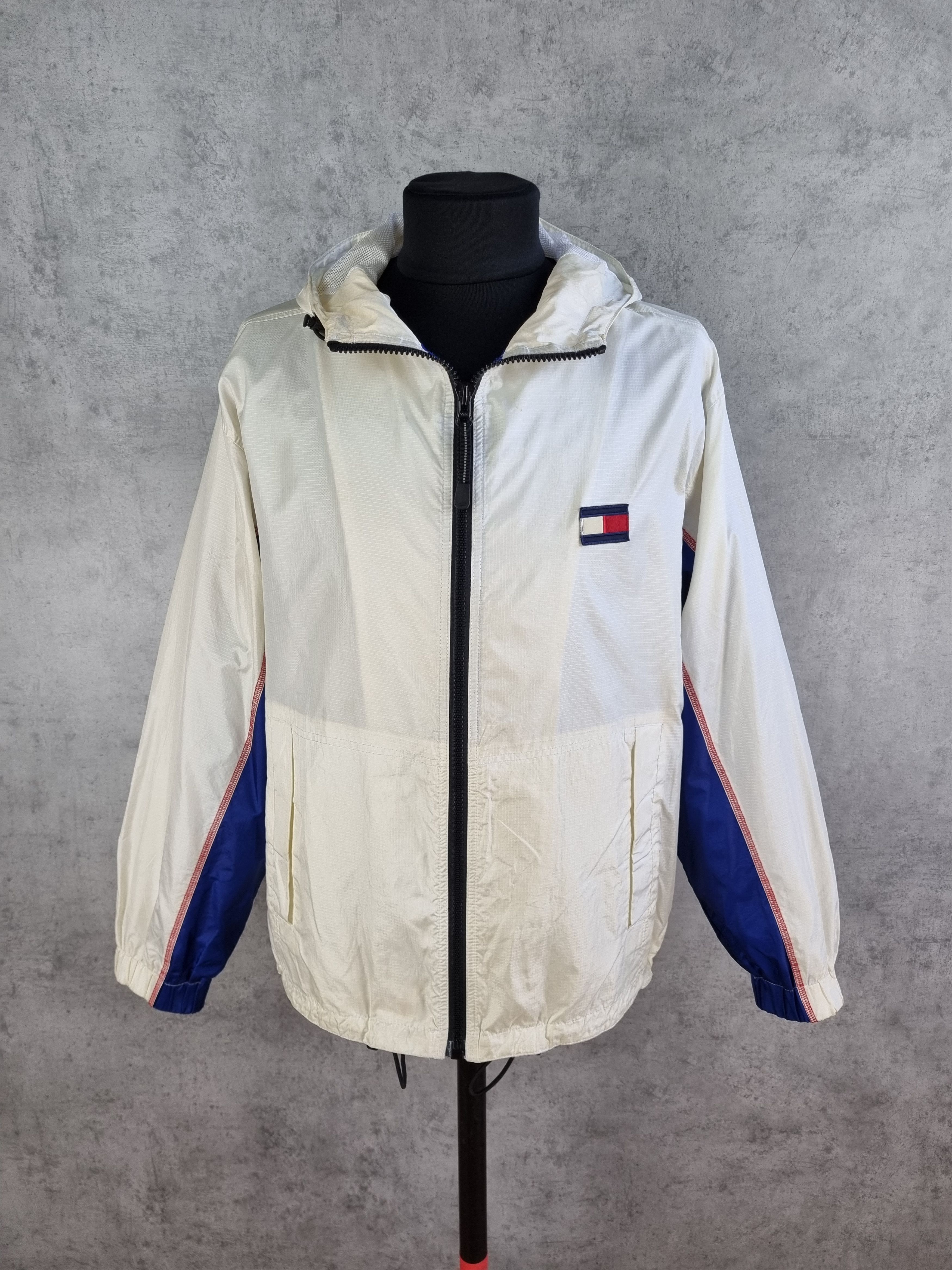 Tommy Hilfiger × Vintage 90s TOMMY HILFIGER Sailing Light Hooded Jacket Size US M / EU 48-50 / 2 - 8 Thumbnail