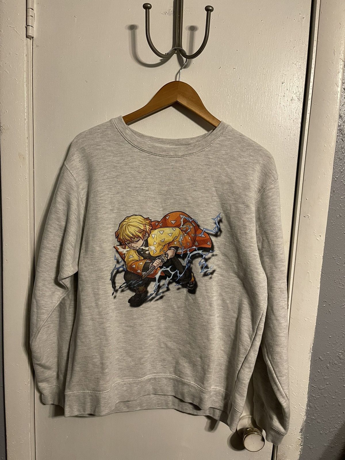 Japanese Brand Demon Slayer Zenitisu Sweater Size US M / EU 48-50 / 2 - 1 Thumbnail