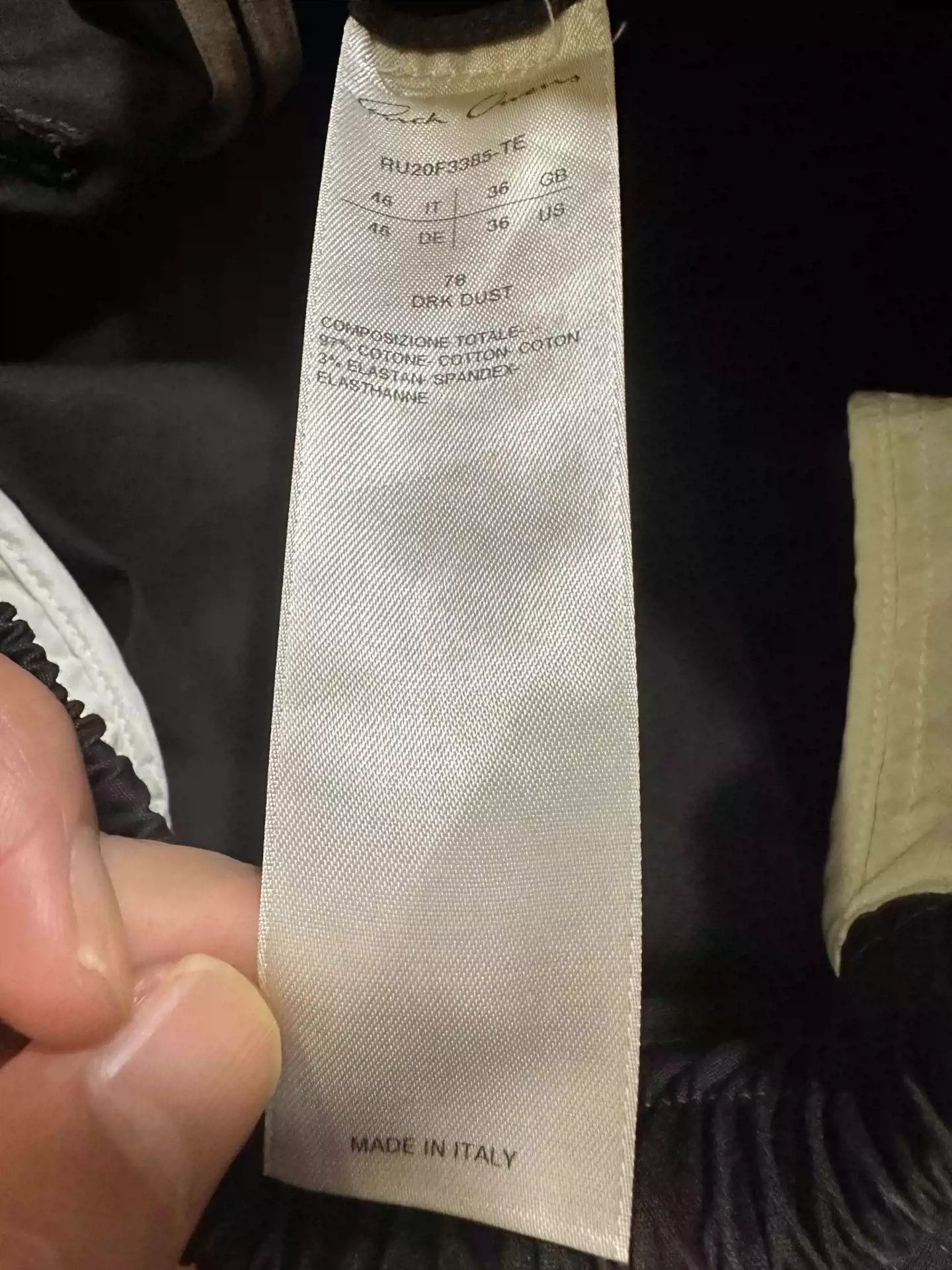 Rick Owens crotch pants