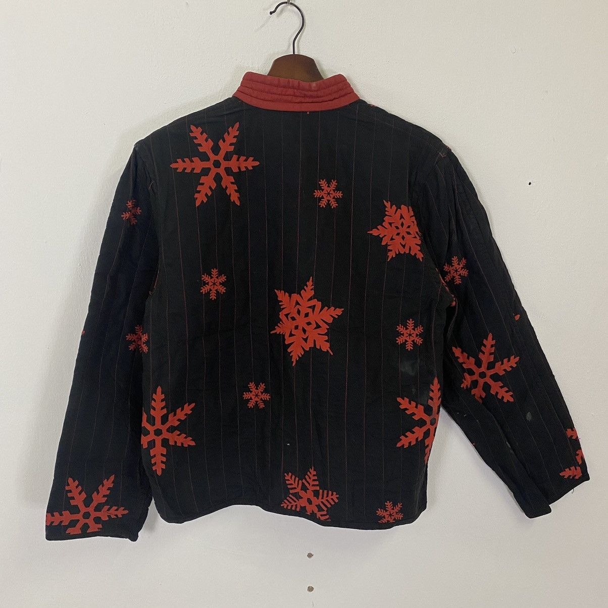 Issey Miyake Vintage Issey Miyake Snow Flake Motive Button Ups Jacket Size US M / EU 48-50 / 2 - 6 Thumbnail