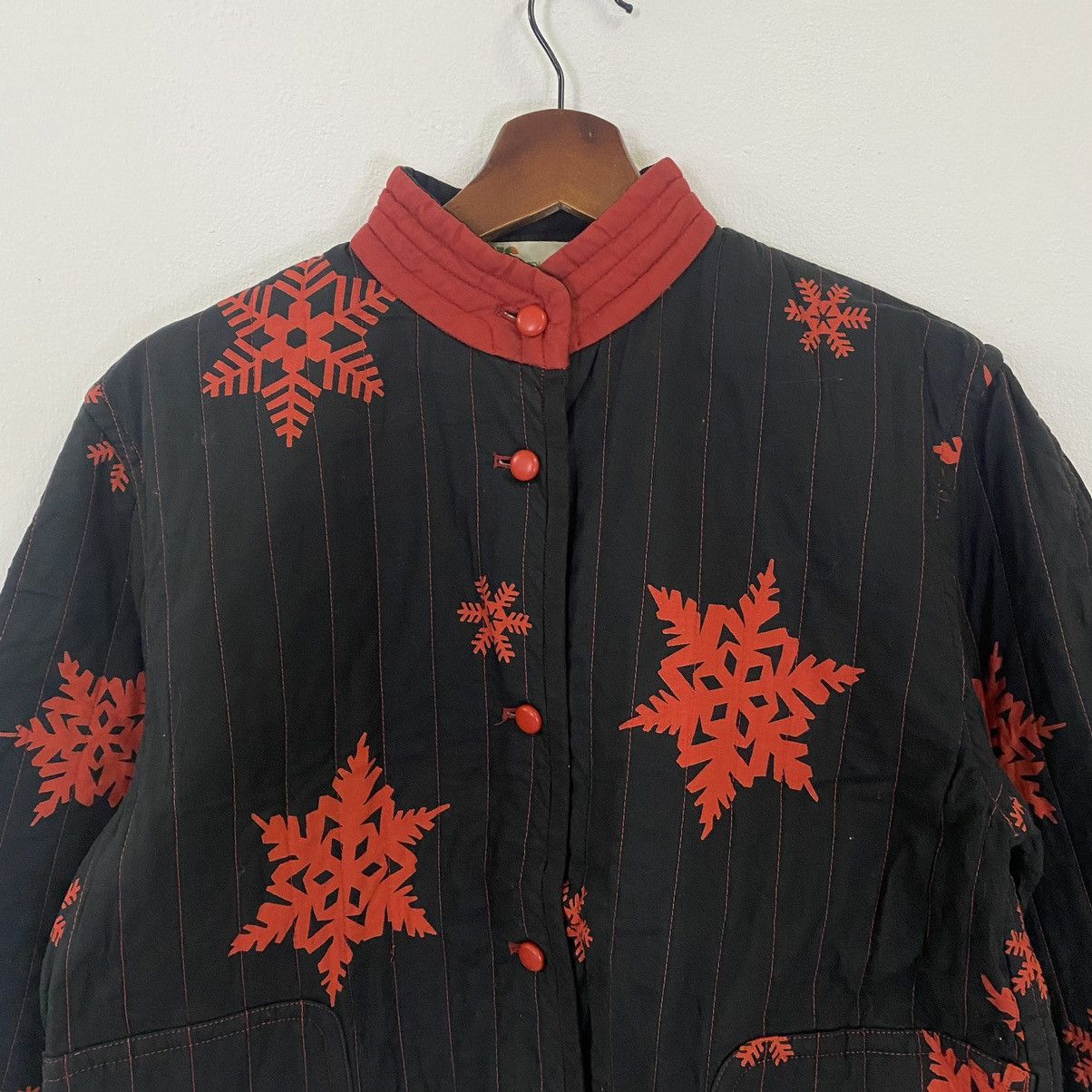 Issey Miyake Vintage Issey Miyake Snow Flake Motive Button Ups Jacket Size US M / EU 48-50 / 2 - 4 Thumbnail