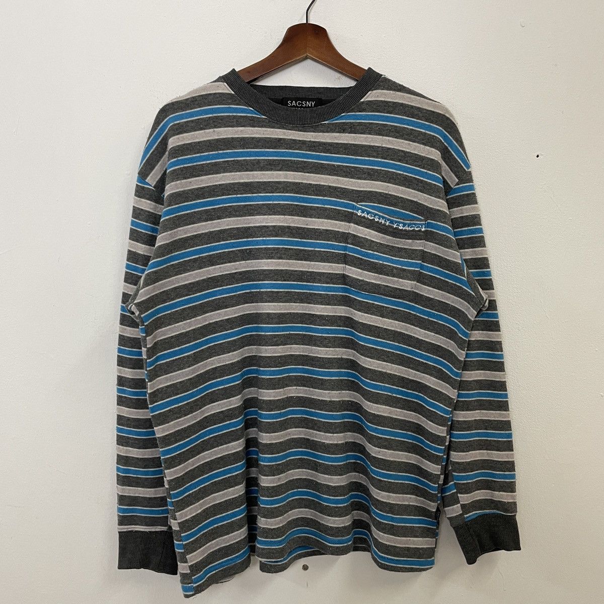 Vintage Vintage Saccsny Y’saccs By Yohji Yamamoto Tee Size US L / EU 52-54 / 3 - 1 Thumbnail