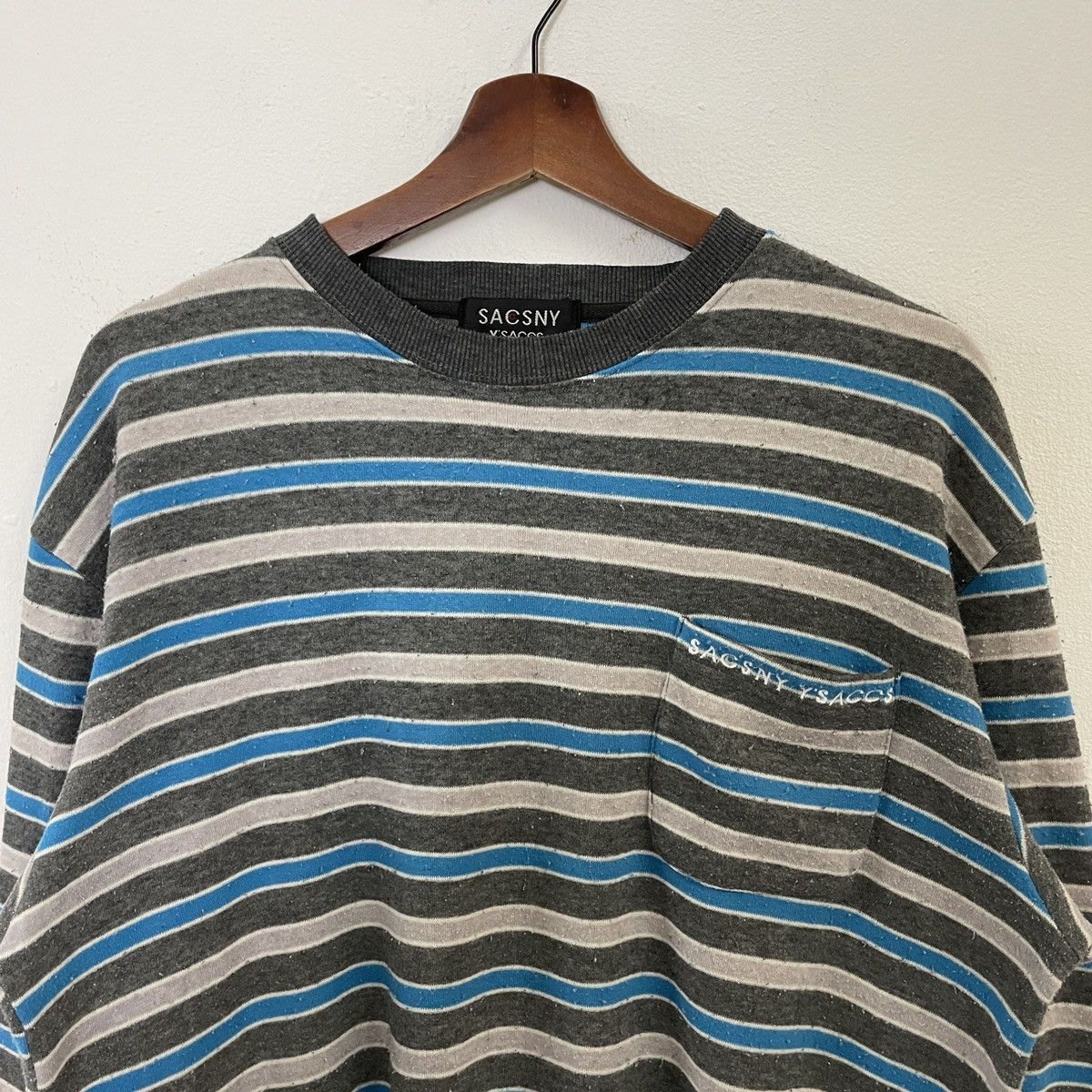 Vintage Vintage Saccsny Y’saccs By Yohji Yamamoto Tee Size US L / EU 52-54 / 3 - 4 Thumbnail