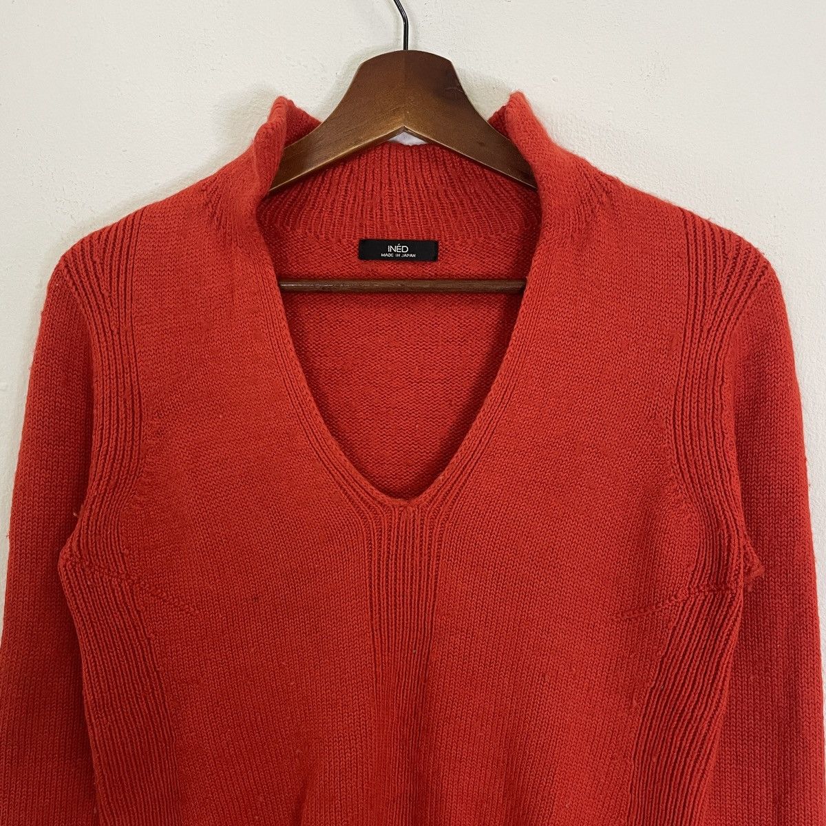 Japanese Brand Vintage Ined Jumper Knitwear Size M / US 6-8 / IT 42-44 - 4 Thumbnail