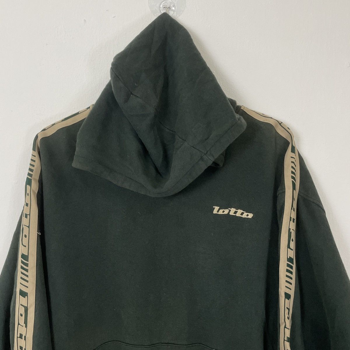 Lotto Sport Lotto Embroidery Small Logo Side Tape Hoodies Sweatshirt Size US XL / EU 56 / 4 - 4 Thumbnail