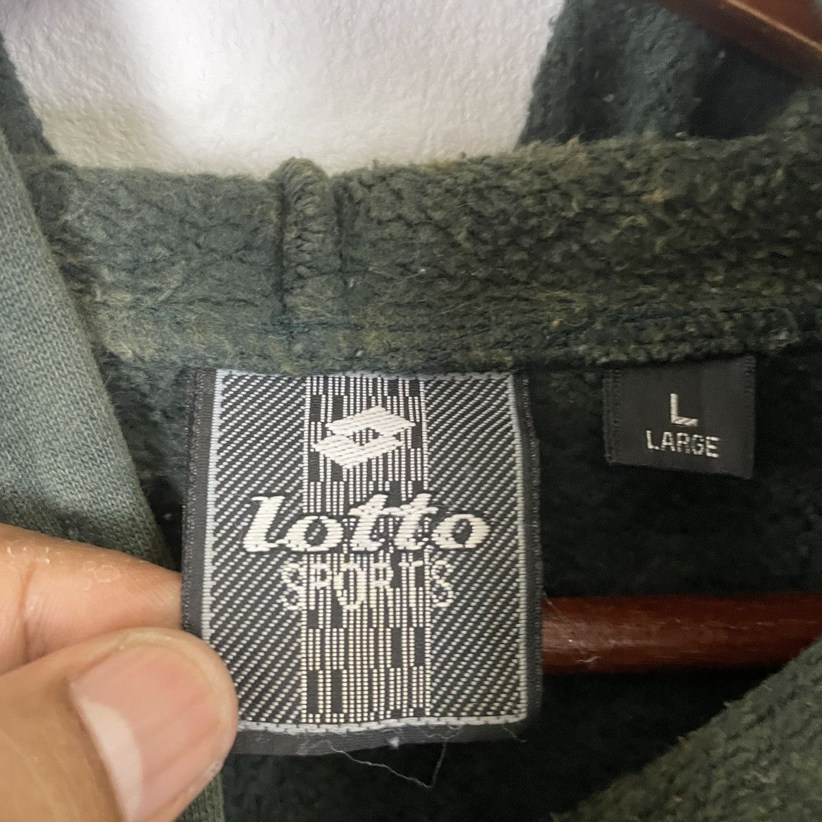 Lotto Sport Lotto Embroidery Small Logo Side Tape Hoodies Sweatshirt Size US XL / EU 56 / 4 - 5 Thumbnail