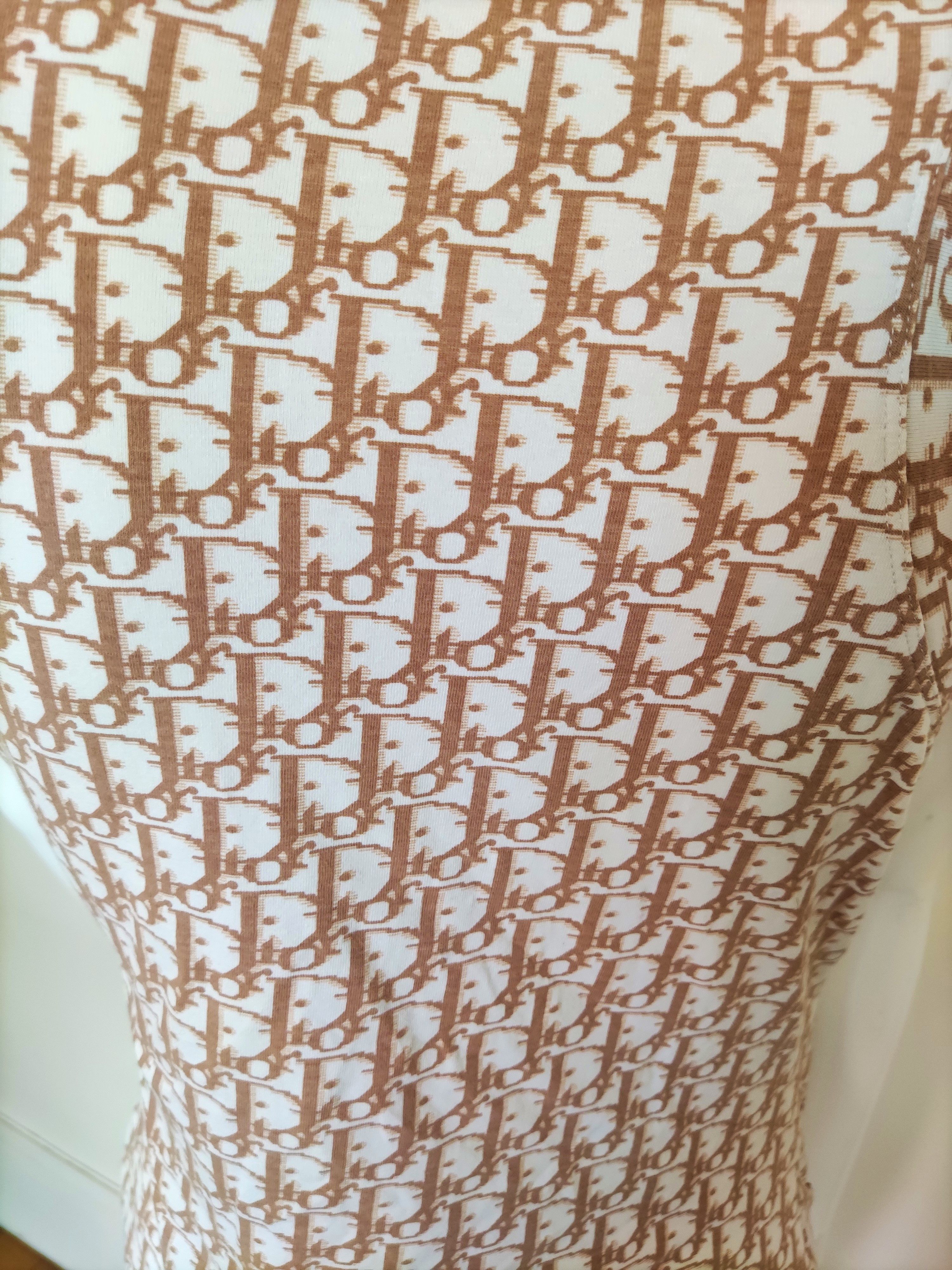 Dior Christian Dior Monogram Logo Text T-shirt TankTee Top Size L / US 10 / IT 46 - 7 Thumbnail
