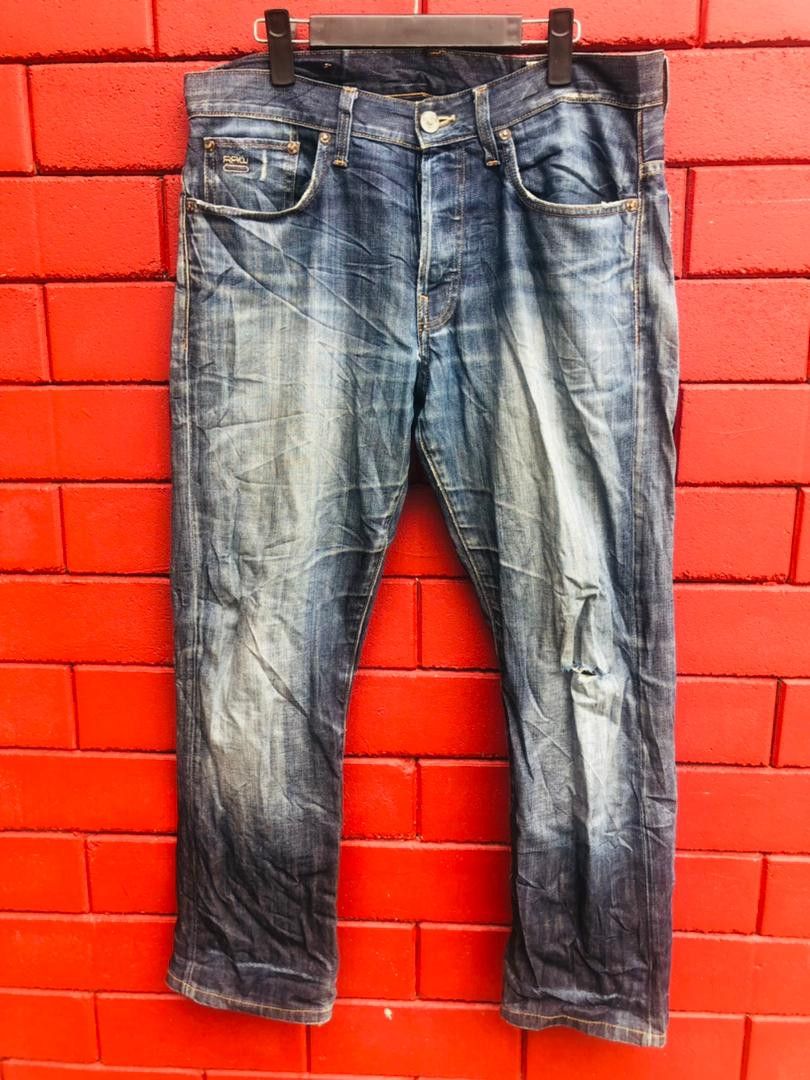 G-Star × Japanese Brand × Vintage Vintage G-star Japanese Designer Fashion Style Size US 35 - 2 Thumbnail
