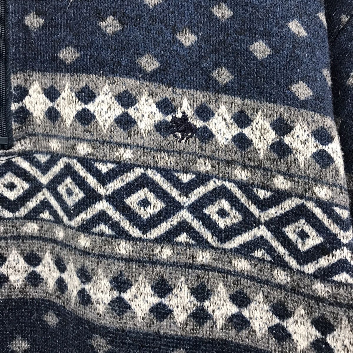Beverly Hills Polo Club × Polo Ralph Lauren × U.S. Polo Assn. Polo Sweatshirt HalfzipSmall Pony Logo BritishCountrySpirit Size US M / EU 48-50 / 2 - 6 Thumbnail