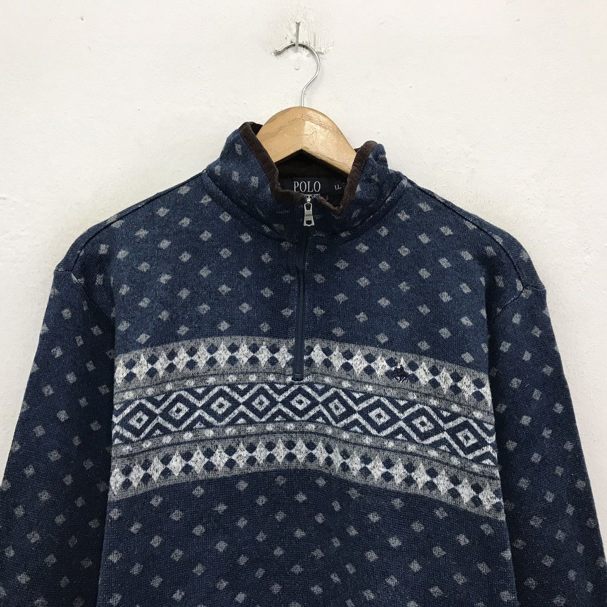 Beverly Hills Polo Club × Polo Ralph Lauren × U.S. Polo Assn. Polo Sweatshirt HalfzipSmall Pony Logo BritishCountrySpirit Size US M / EU 48-50 / 2 - 3 Thumbnail