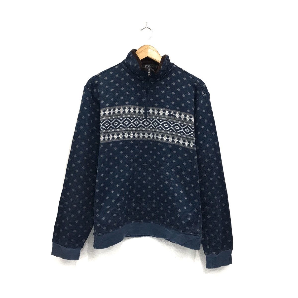 Beverly Hills Polo Club × Polo Ralph Lauren × U.S. Polo Assn. Polo Sweatshirt HalfzipSmall Pony Logo BritishCountrySpirit Size US M / EU 48-50 / 2 - 2 Thumbnail