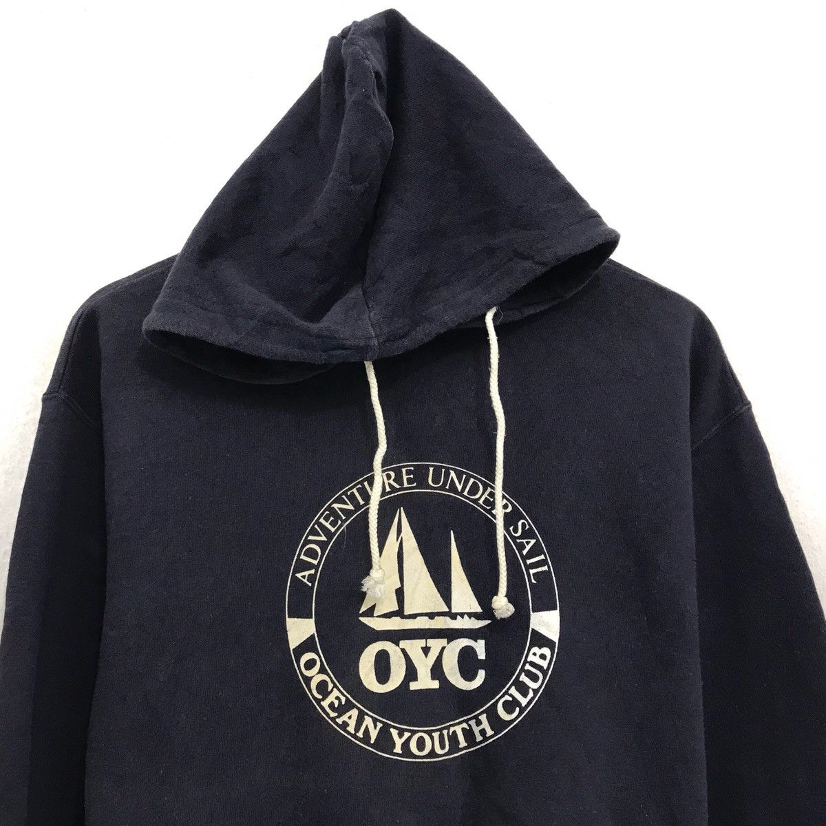 Japanese Brand × Other × Vintage Vintage Hoodie Sweatshirt Biglogo Spellout Ocean Youth Club Size S / US 4 / IT 40 - 2 Thumbnail