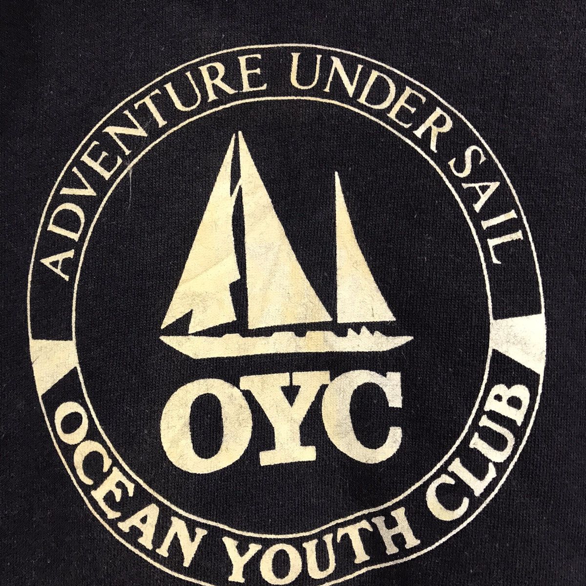 Japanese Brand × Other × Vintage Vintage Hoodie Sweatshirt Biglogo Spellout Ocean Youth Club Size S / US 4 / IT 40 - 3 Thumbnail
