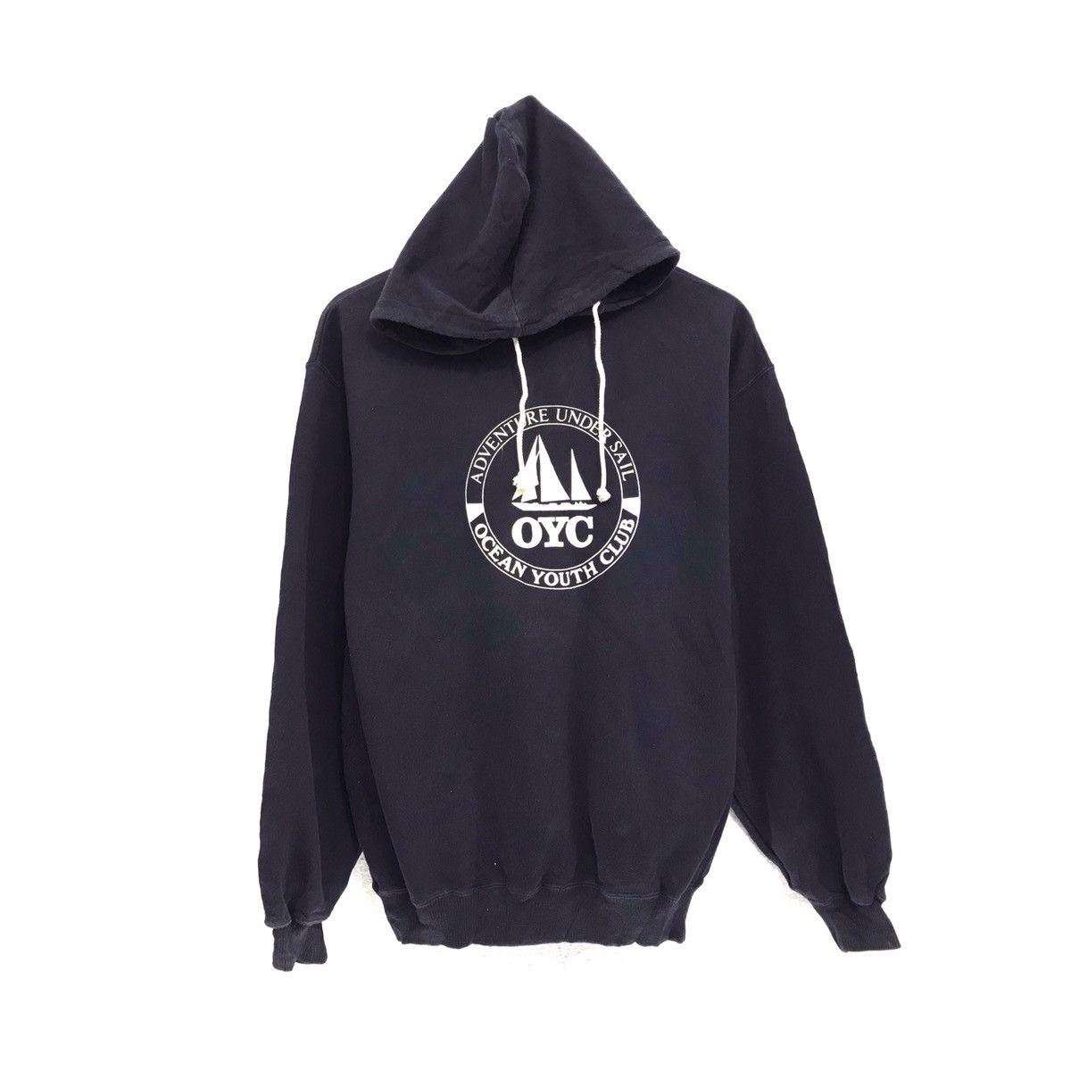 Japanese Brand × Other × Vintage Vintage Hoodie Sweatshirt Biglogo Spellout Ocean Youth Club Size S / US 4 / IT 40 - 1 Thumbnail