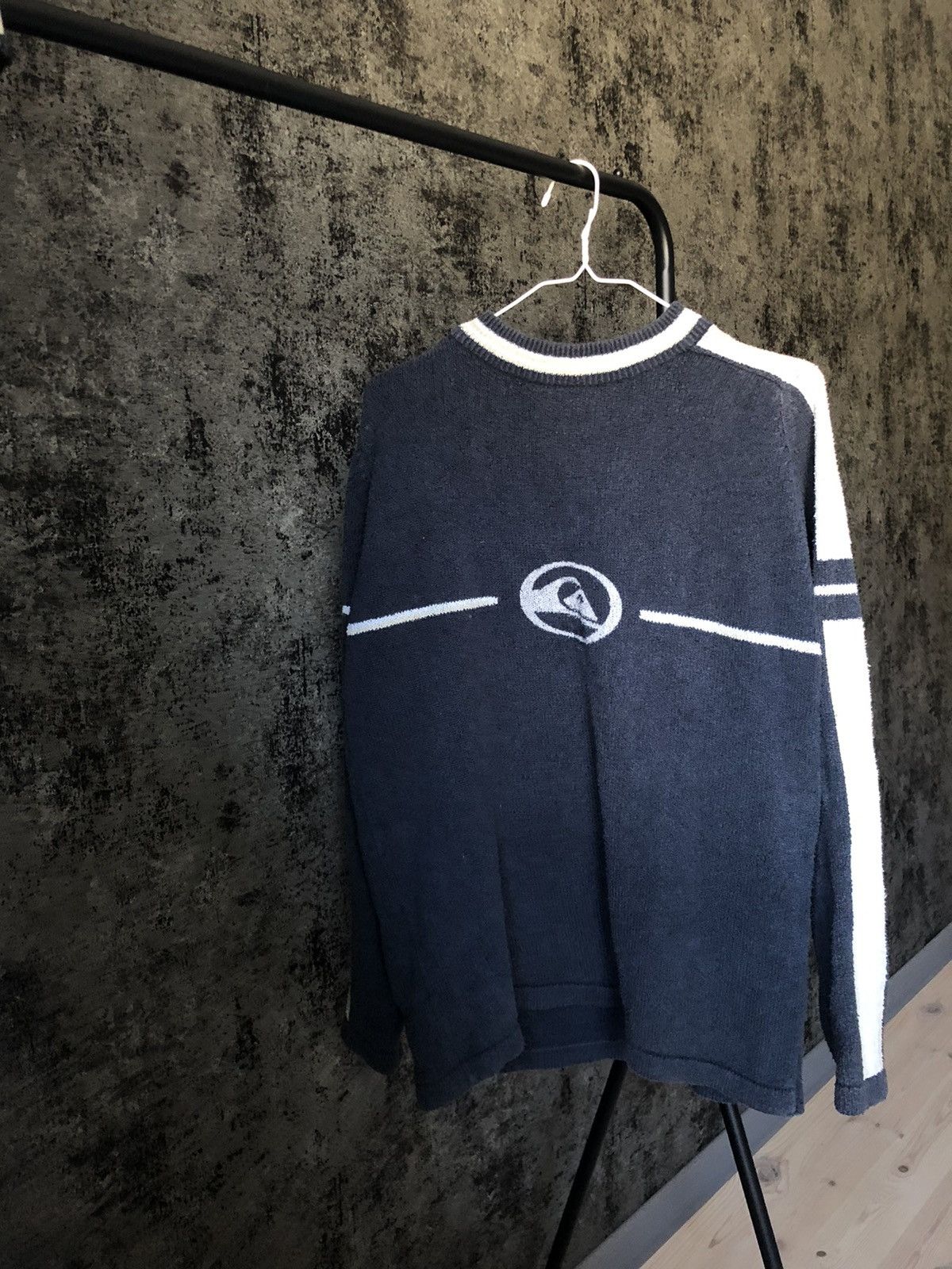 image of Quiksilver Big Logo Sweater in Navy, Men's (Size Medium)