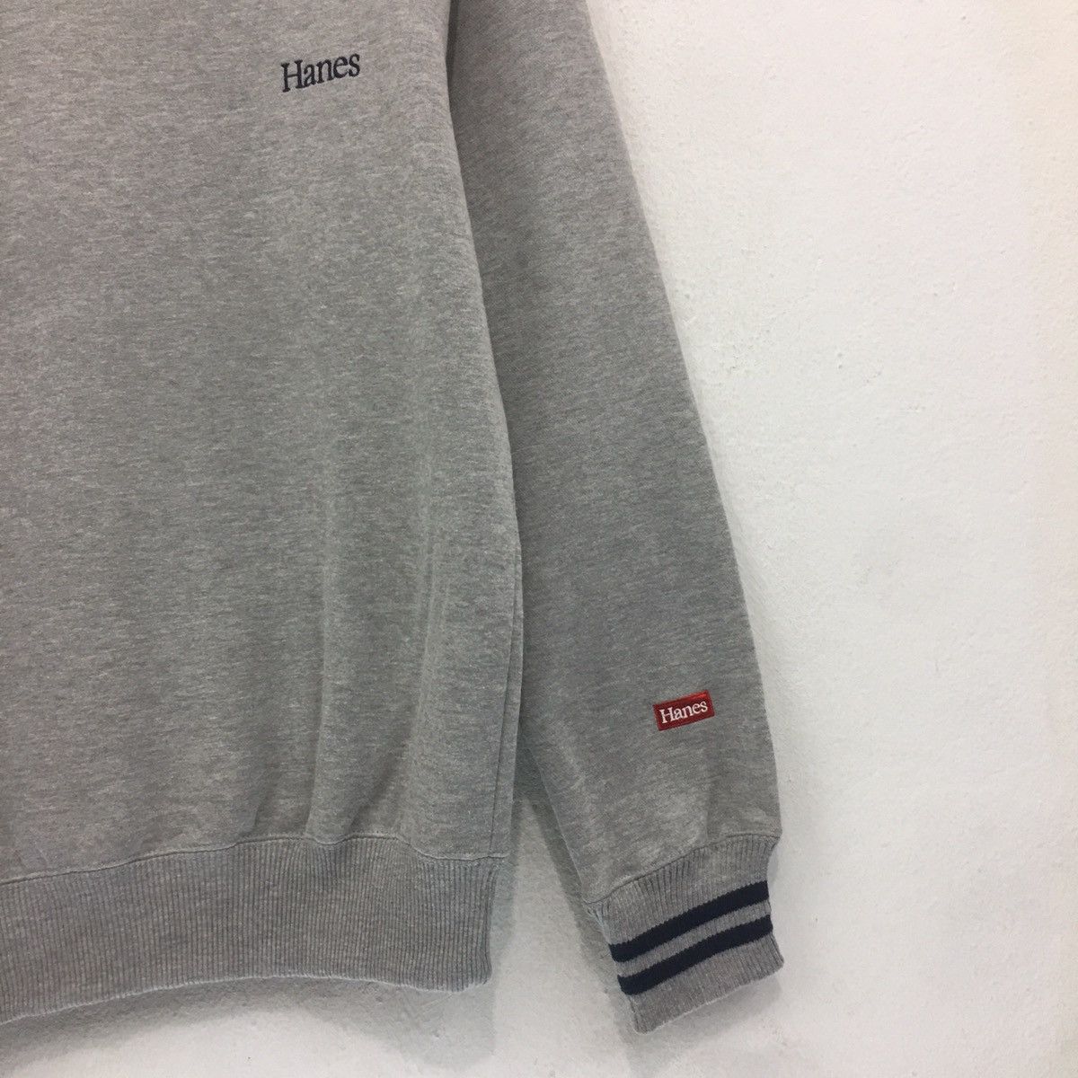 Hanes × Vintage Vintage Plain Sweatshirt Crewneck Plain Hanes Size US M / EU 48-50 / 2 - 5 Thumbnail