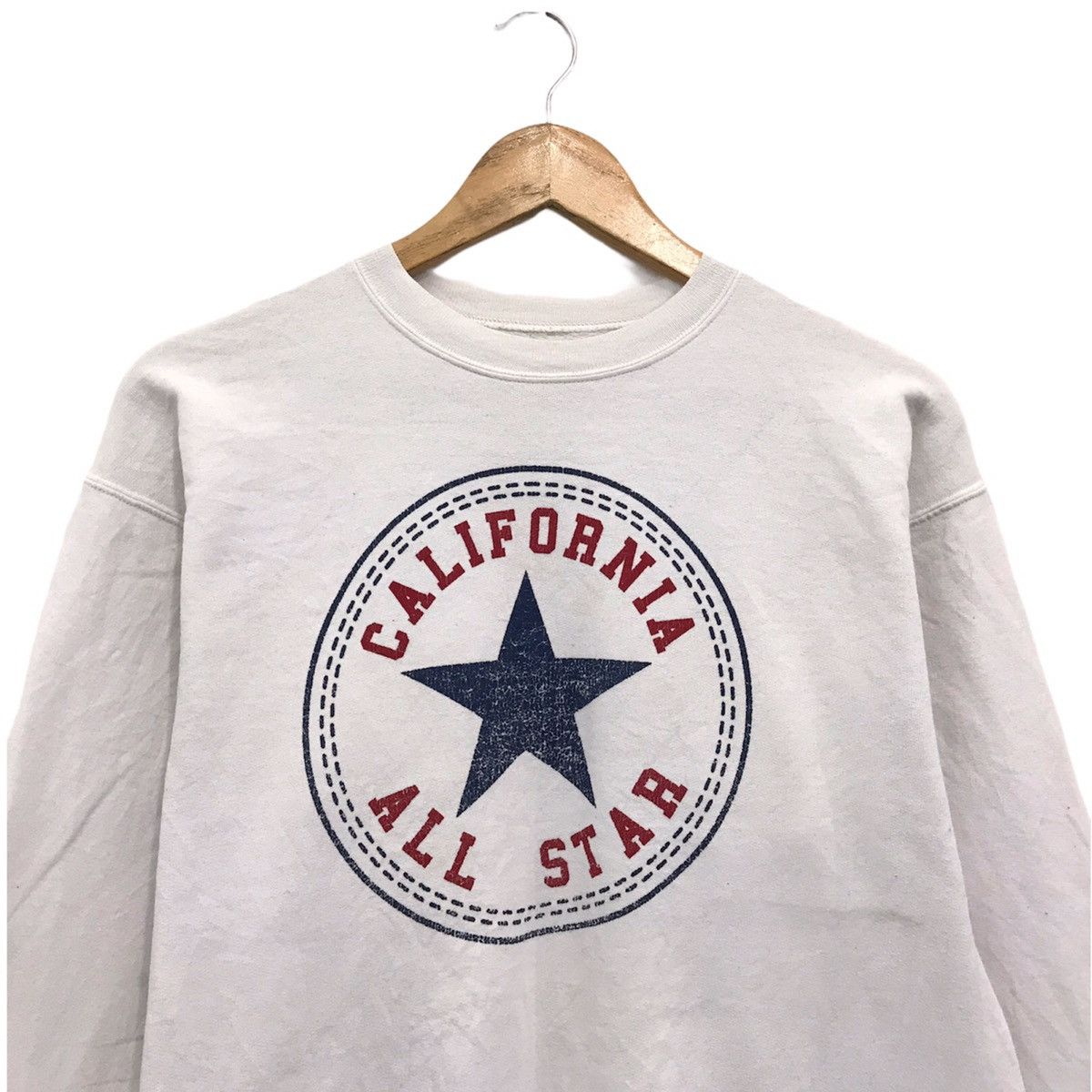 All Sport × Japanese Brand × Vintage Vintage All Star Sweatshirt Spellout California All Star Size US S / EU 44-46 / 1 - 2 Thumbnail
