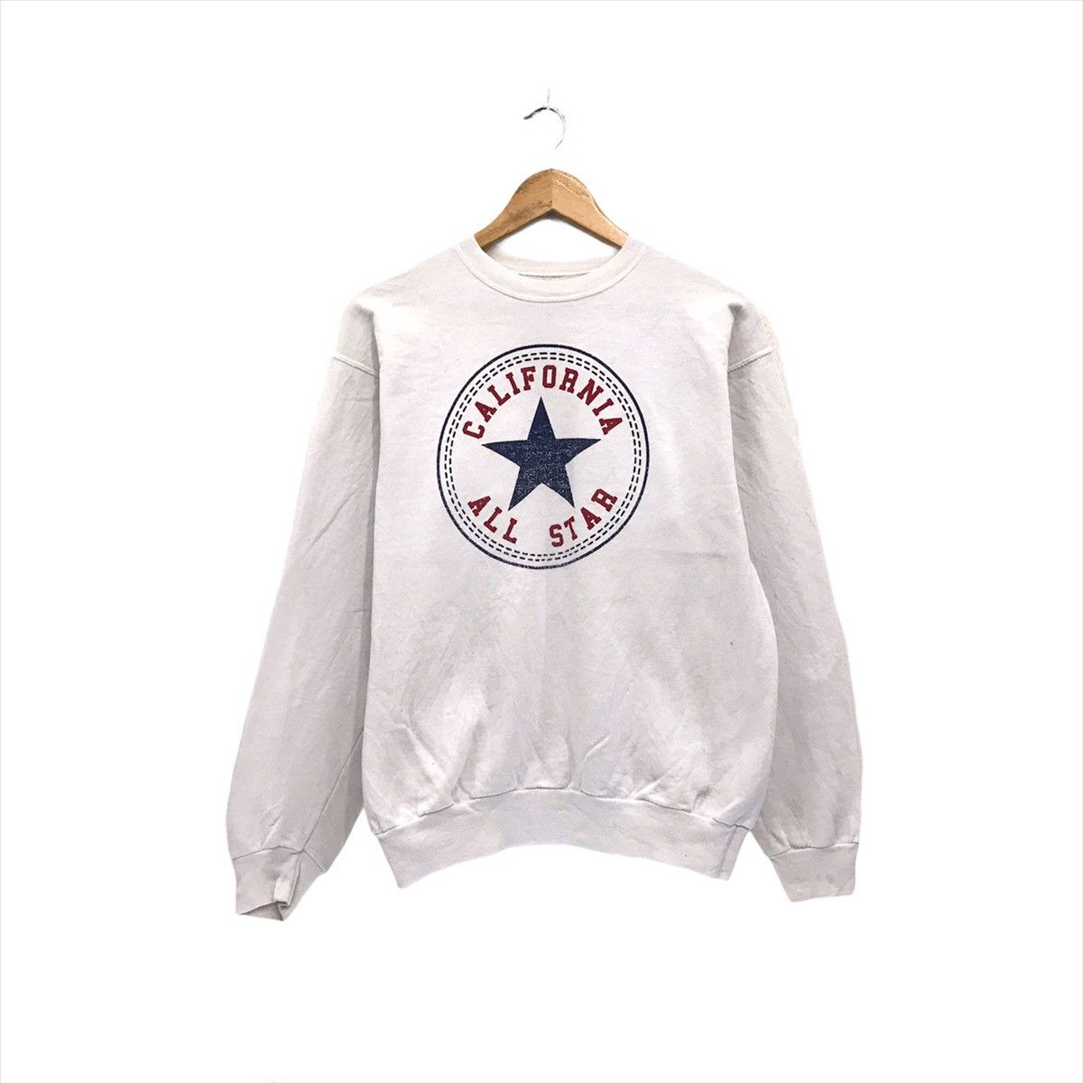All Sport × Japanese Brand × Vintage Vintage All Star Sweatshirt Spellout California All Star Size US S / EU 44-46 / 1 - 1 Thumbnail