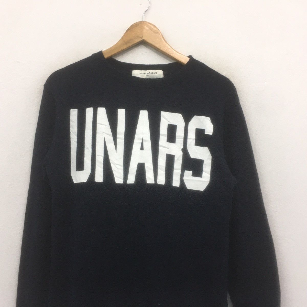 Designer × United Arrows × Vintage Vintage United Arrow Big Spellout UNARS Sweatshirt Crewneck Size US S / EU 44-46 / 1 - 2 Thumbnail
