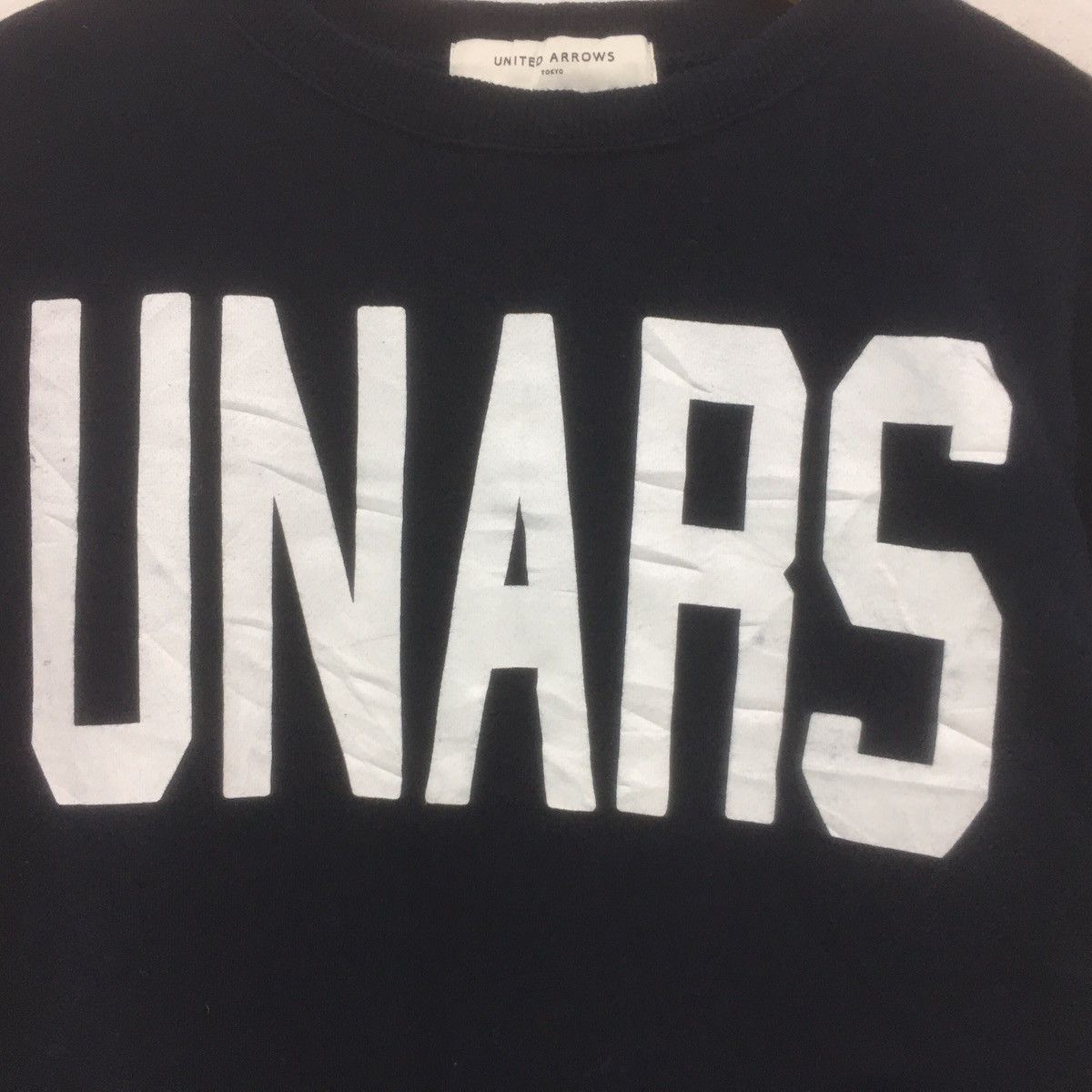 Designer × United Arrows × Vintage Vintage United Arrow Big Spellout UNARS Sweatshirt Crewneck Size US S / EU 44-46 / 1 - 3 Thumbnail
