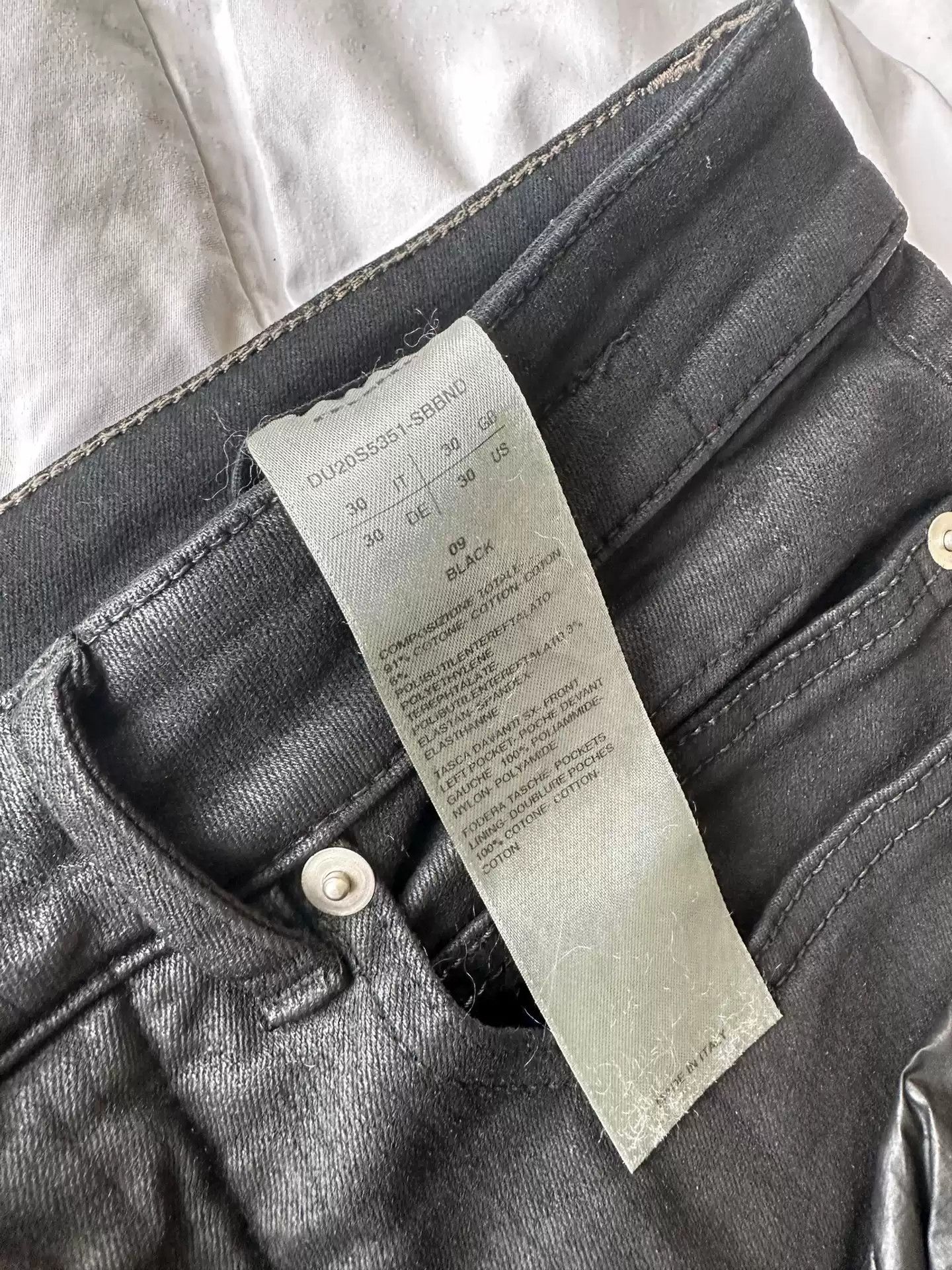 Rick Owens Rick Owens Drkshdw side pocket brushed wax jeans Size US 30 / EU 46 - 2 Thumbnail