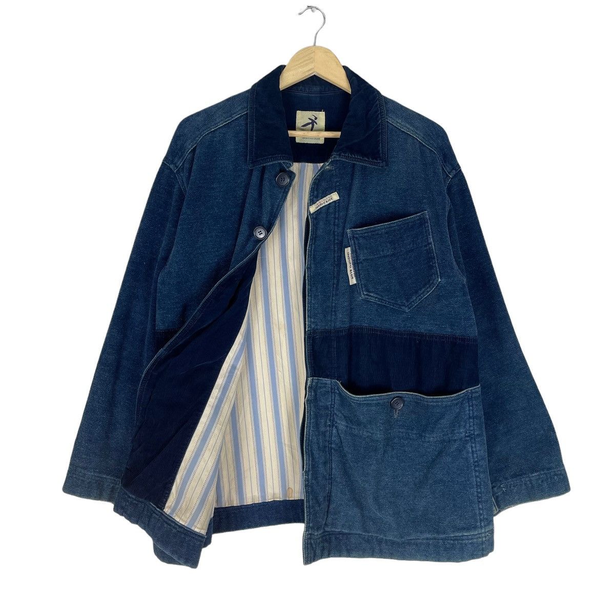 Hai Sporting Gear ❄️HAI SPORTING GEAR IS PATCHWORK DENIM JACKET Size US L / EU 52-54 / 3 - 7 Thumbnail