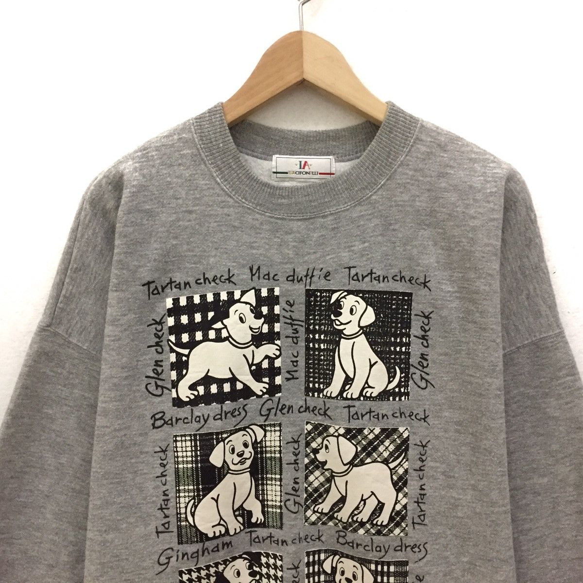 Japanese Brand LA CIFONELLI Sweatshirt Hunting Puppies Dogs Shirt Animals Size US XL / EU 56 / 4 - 4 Thumbnail