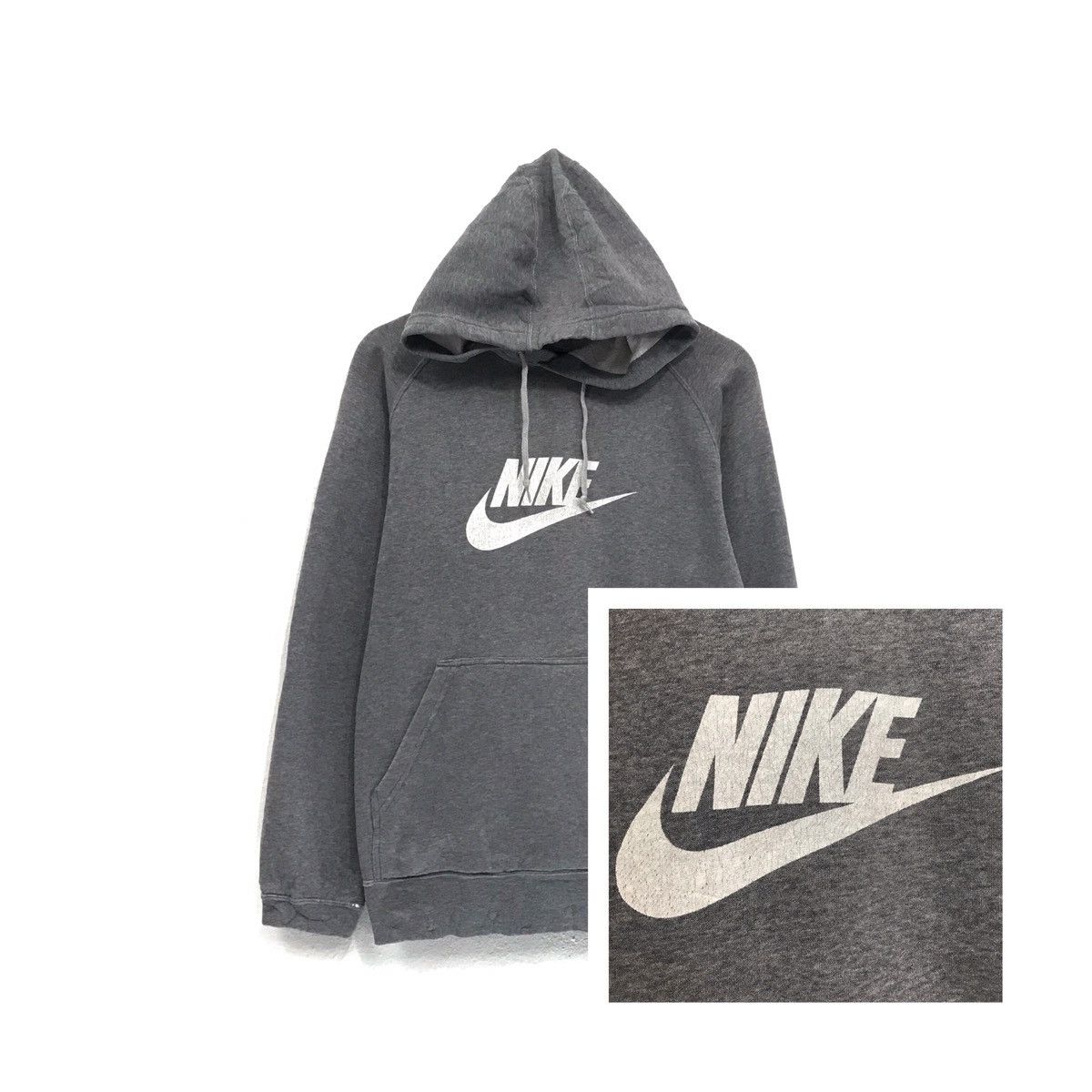 Nike × Vintage Vintage Nike Hoodie Nike Swoosh Nike Sweatshirt Nike USA Size US M / EU 48-50 / 2 - 1 Thumbnail