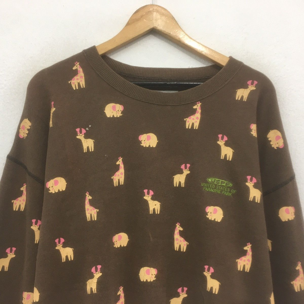 Vintage Vintage USPP FullPrint Animals Sweatshirt Crewneck Biglogo Size US L / EU 52-54 / 3 - 3 Thumbnail
