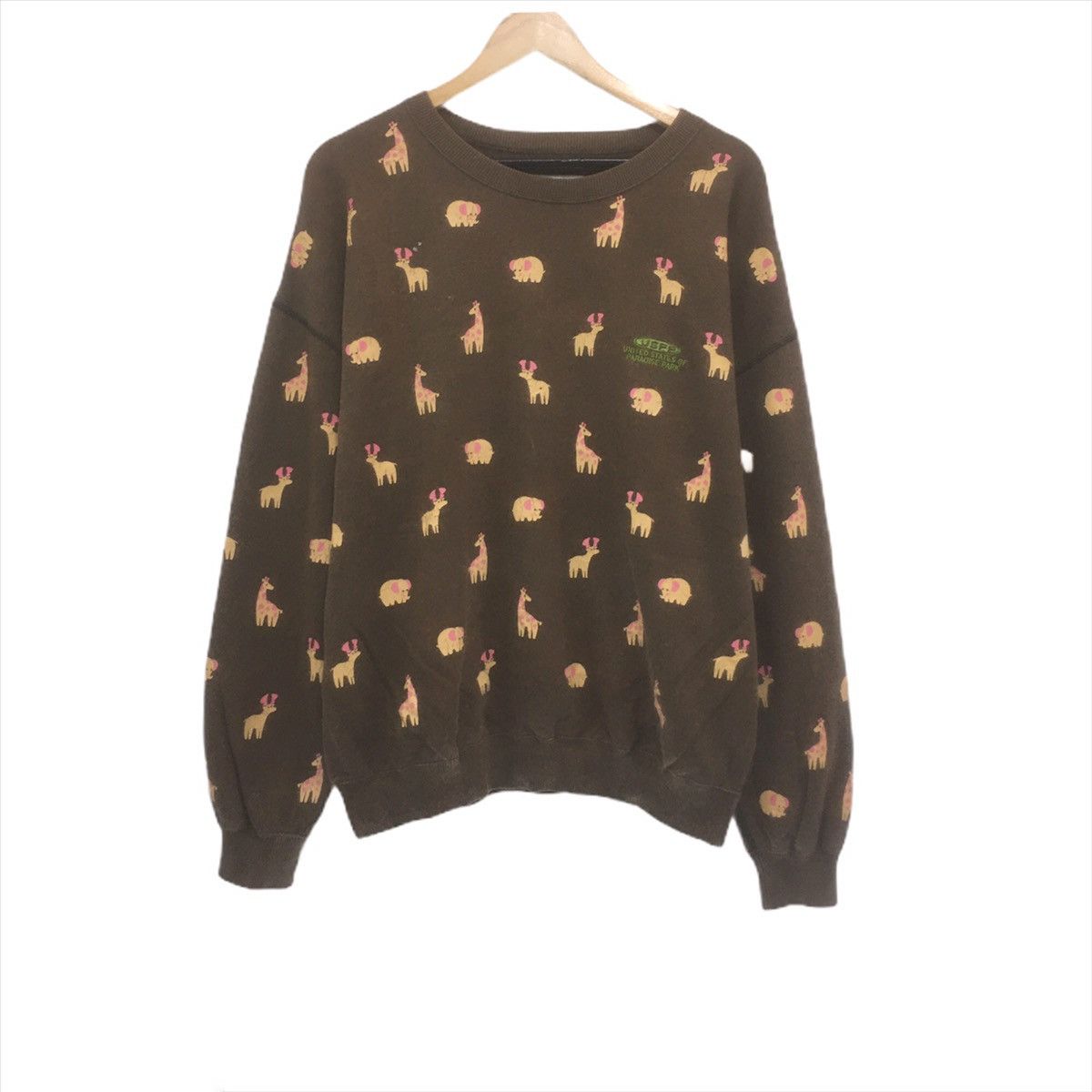 Vintage Vintage USPP FullPrint Animals Sweatshirt Crewneck Biglogo Size US L / EU 52-54 / 3 - 1 Thumbnail
