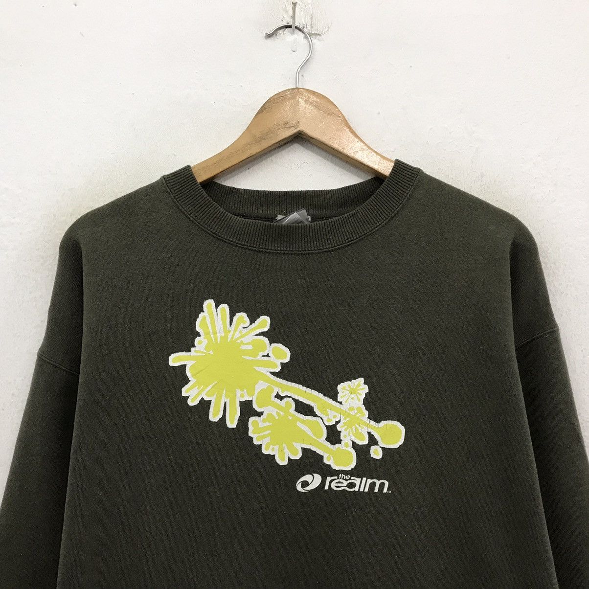 Vintage The Realm Sweatshirt Crewneck l Biglogo Spellout Surf Style Size US M / EU 48-50 / 2 - 4 Thumbnail