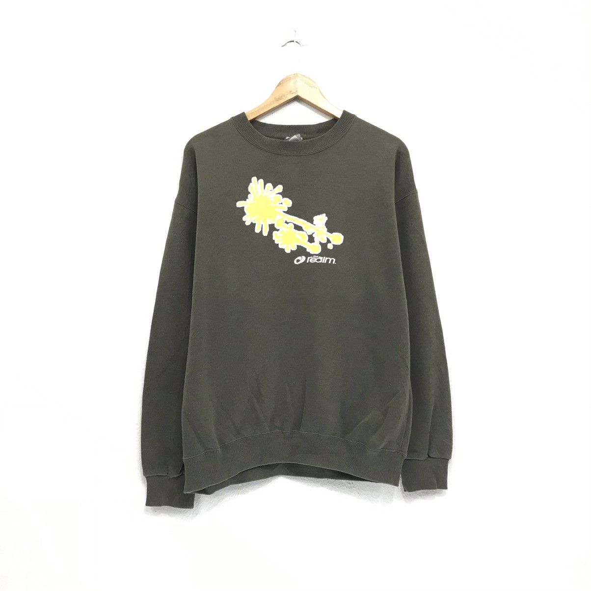 Vintage The Realm Sweatshirt Crewneck l Biglogo Spellout Surf Style Size US M / EU 48-50 / 2 - 2 Thumbnail