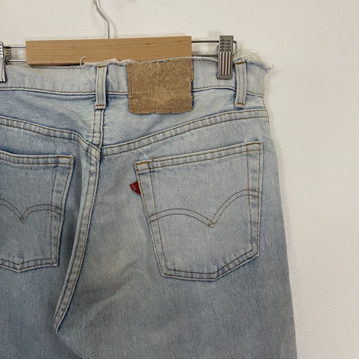 Levi's Vintage 90s Levis Distressed Denim Jeans Size US 30 / EU 46 - 9 Thumbnail