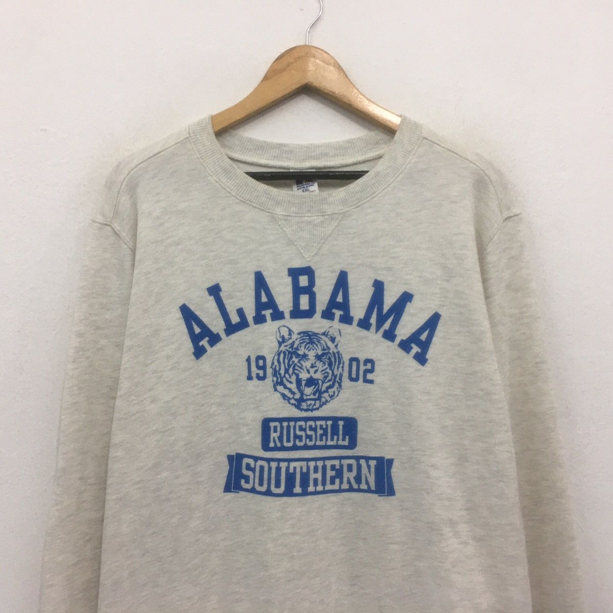 Russell Athletic × Vintage Vintage Russell Athletic Sweatshirt Tiger Spellout ALABAMA Size US M / EU 48-50 / 2 - 2 Thumbnail