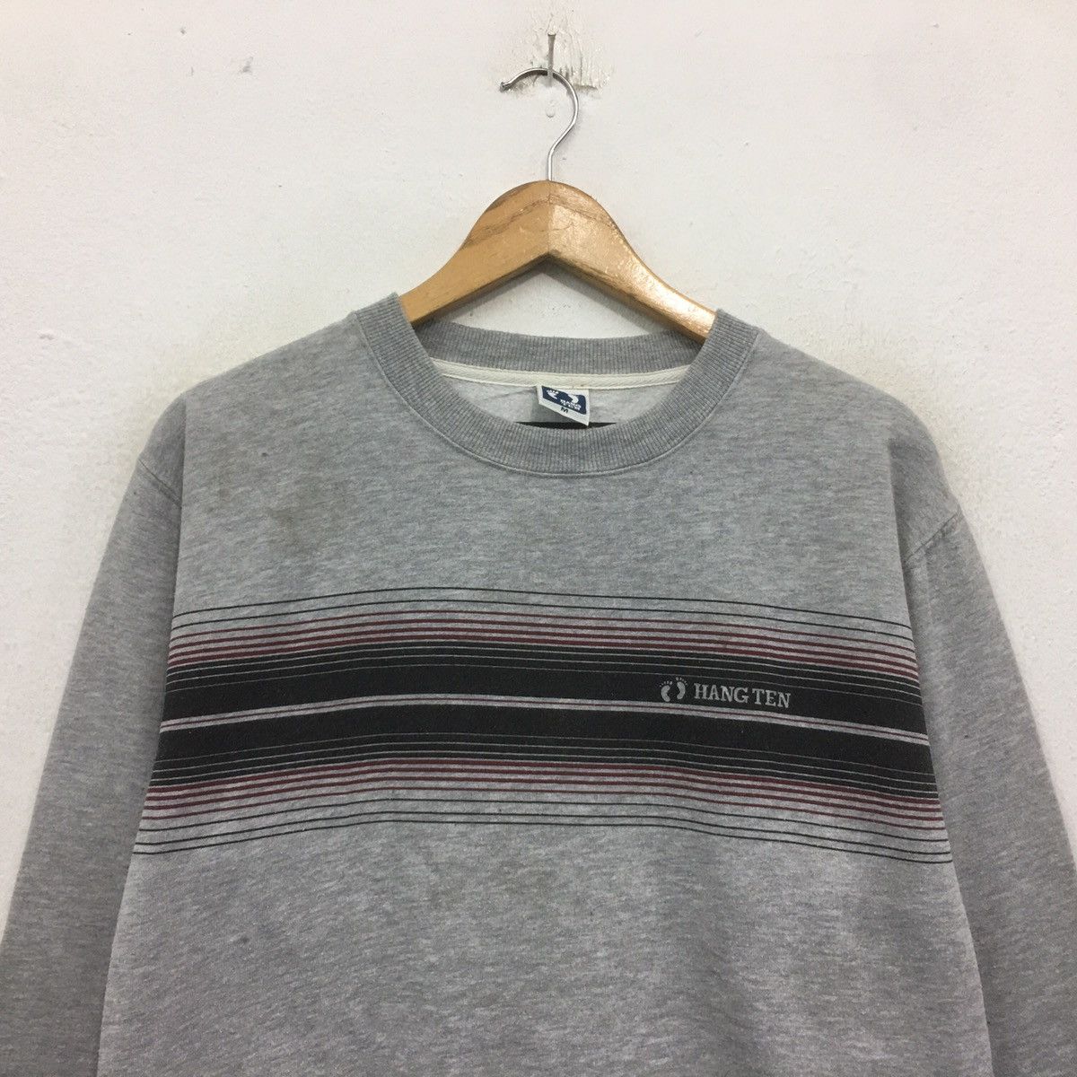 Hang Ten × Vintage Hang Ten Sweatshirt Crewneck Small Logo HangTen Spellout Size US M / EU 48-50 / 2 - 3 Thumbnail