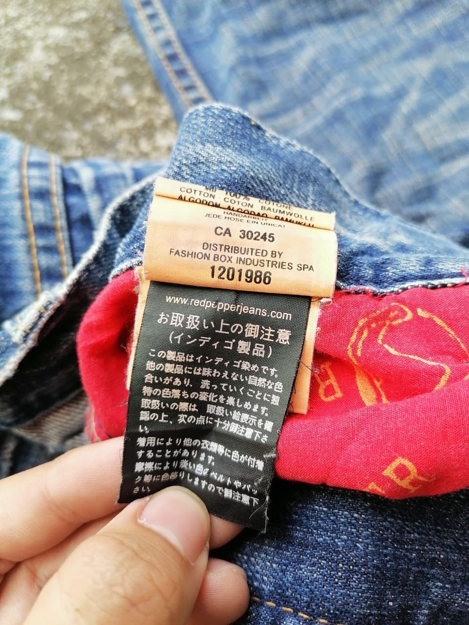Vintage Red Pepper Gold Label Denim Jeans Size US 37 - 5 Thumbnail