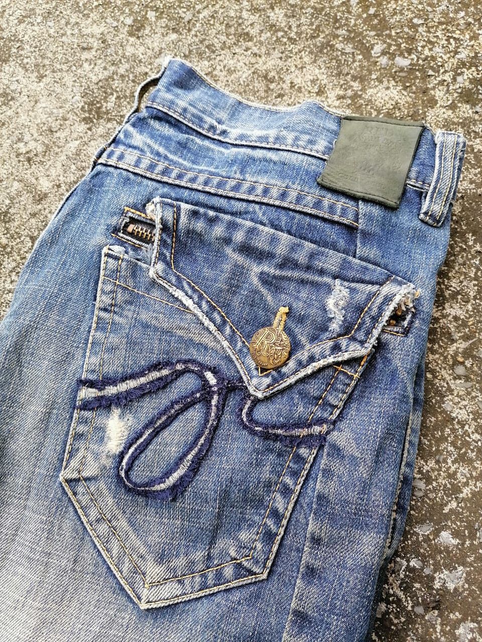 Vintage Red Pepper Gold Label Denim Jeans Size US 37 - 6 Thumbnail