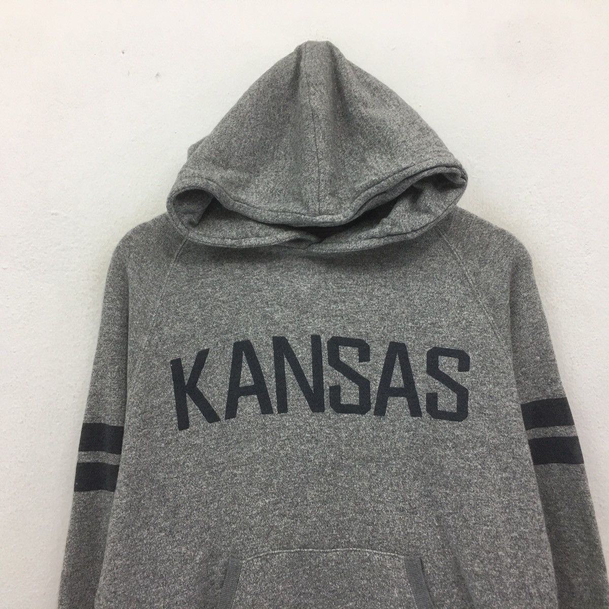 American Apparel × Vintage Kansas Sweatshirt Hoodies Big Logo Spellout Kansas Sweater Size US M / EU 48-50 / 2 - 3 Thumbnail
