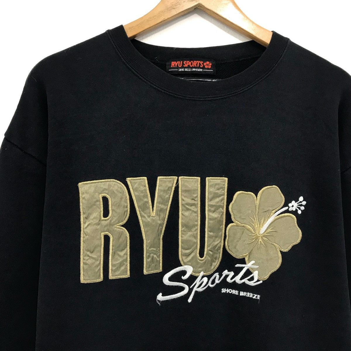 Japanese Brand Vintage RYU Sport Sweatshirt Big Logo Embroidery Size US M / EU 48-50 / 2 - 4 Thumbnail