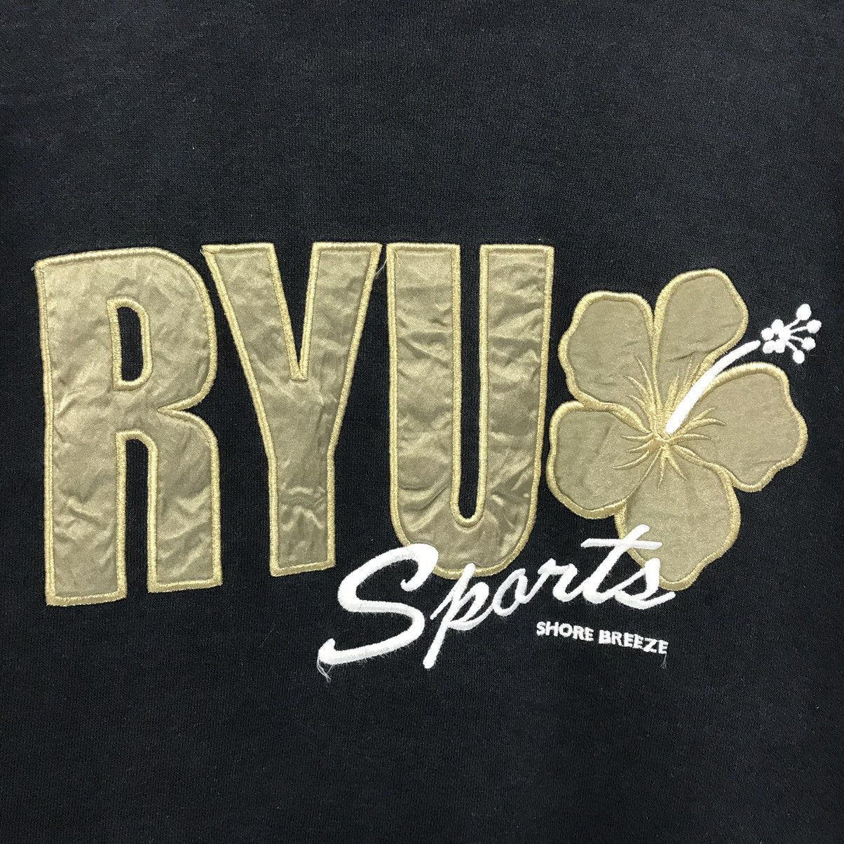 Japanese Brand Vintage RYU Sport Sweatshirt Big Logo Embroidery Size US M / EU 48-50 / 2 - 2 Thumbnail