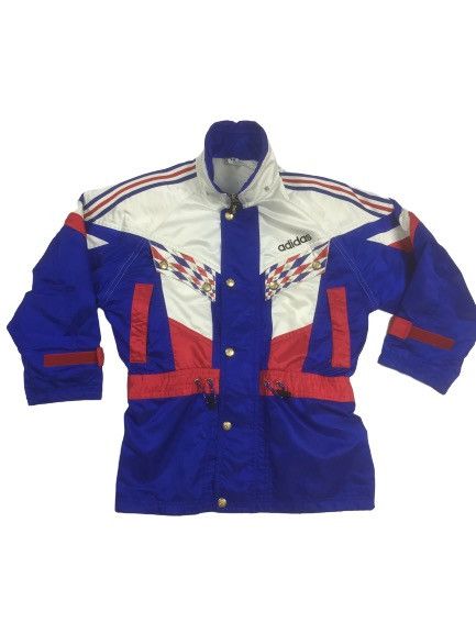 Adidas Vintage 90s Adidas Big logo light jacket string waist Size US M / EU 48-50 / 2 - 2 Thumbnail