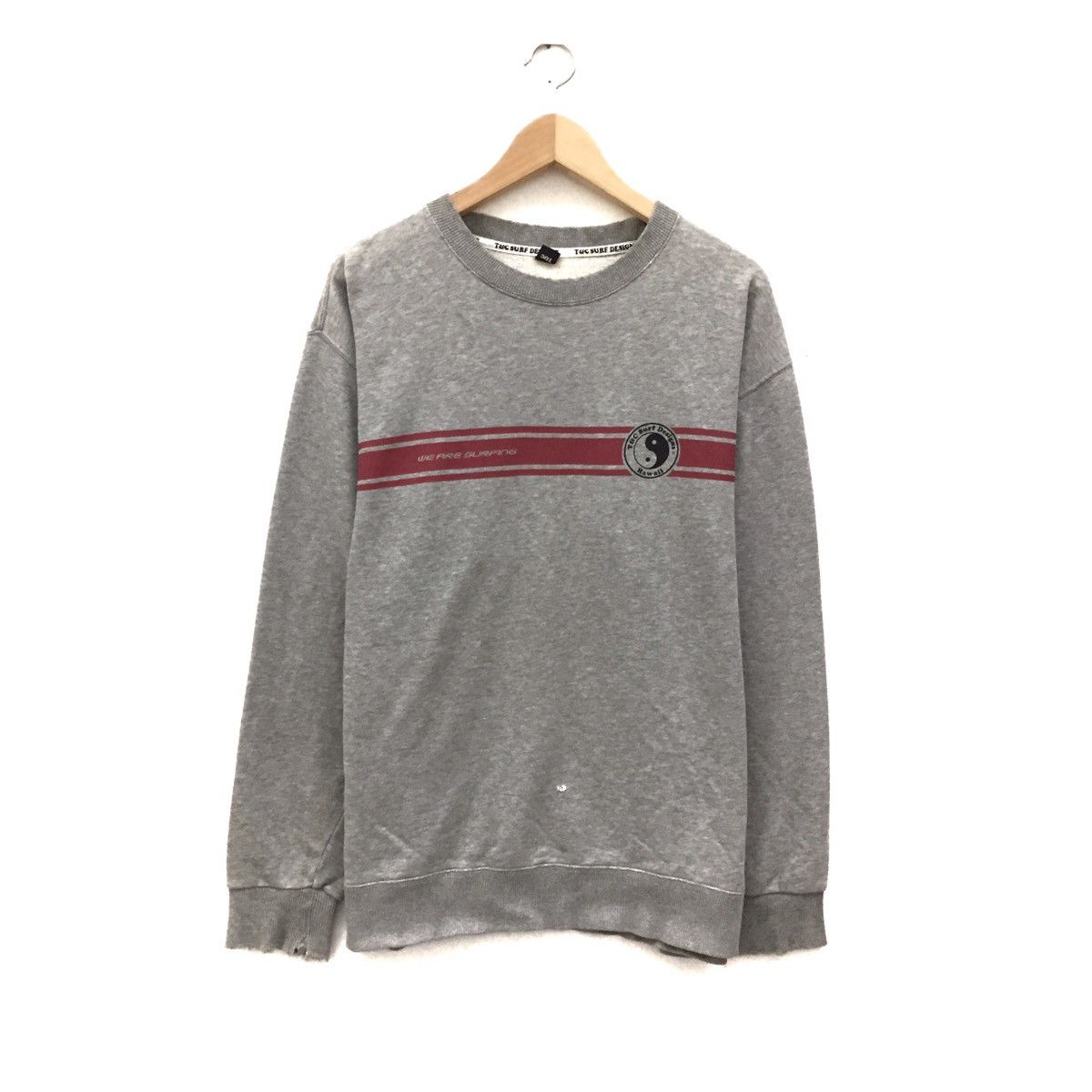 Vintage Vintage T&C Sweatshirt Crew Neck Big Logo Spellout Hawaii Size US L / EU 52-54 / 3 - 3 Thumbnail