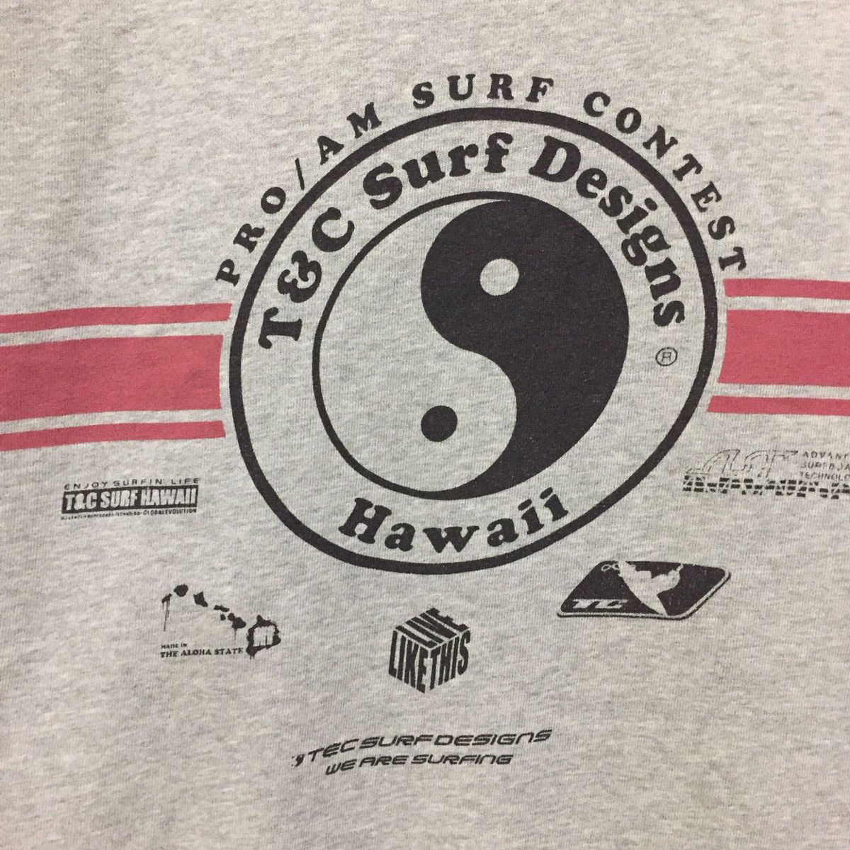 Vintage Vintage T&C Sweatshirt Crew Neck Big Logo Spellout Hawaii Size US L / EU 52-54 / 3 - 6 Thumbnail