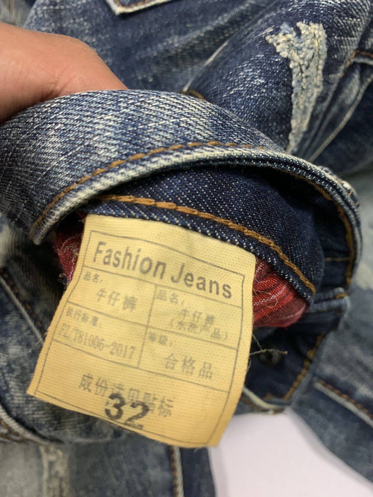 Japanese Brand Bie Pa fashion distress bikers jeans Size US 32 / EU 48 - 5 Thumbnail