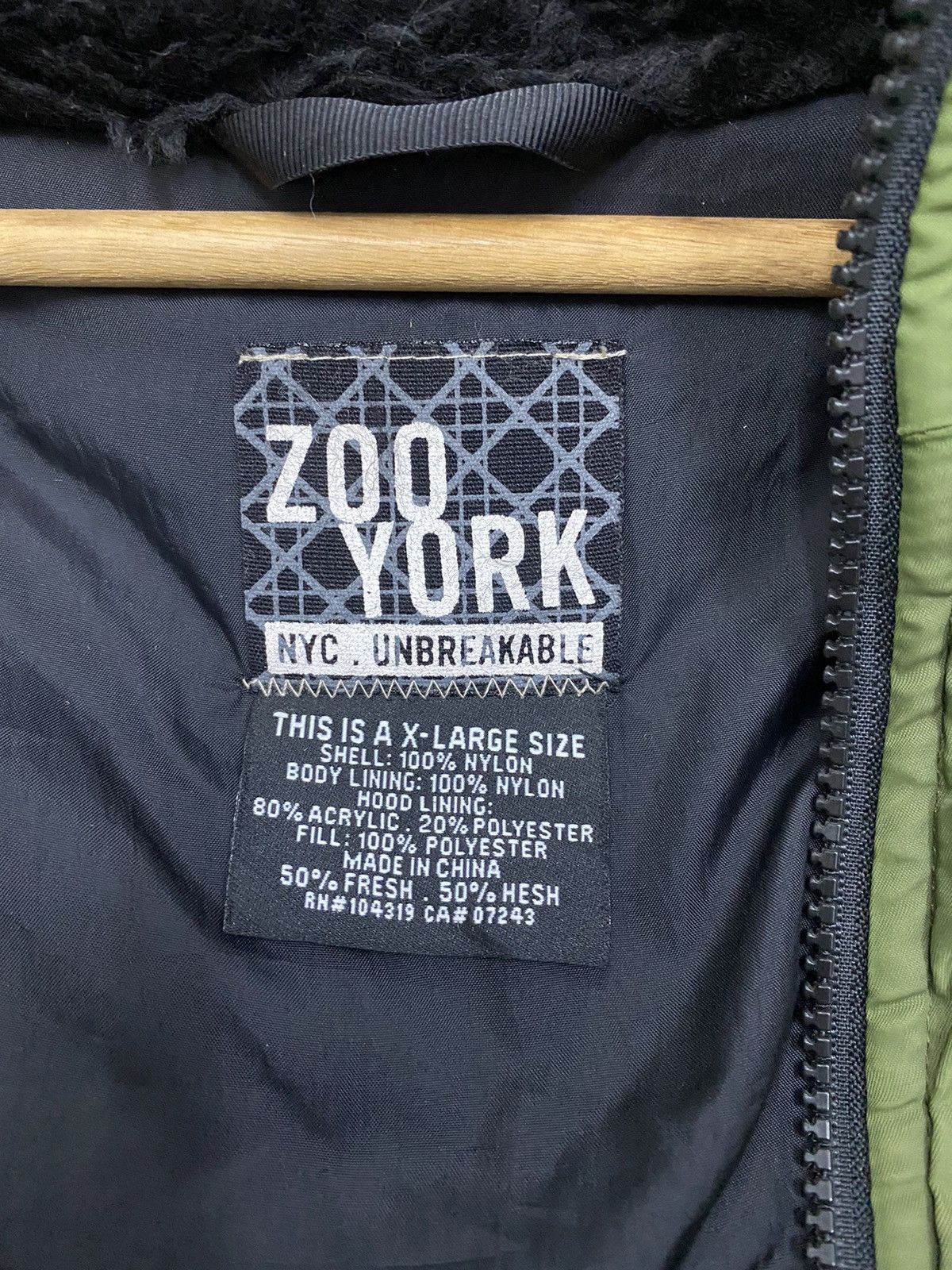 Tripp NYC × Zoo York ZOO YORK 🇺🇸 NYC UNBREAKABLE FUR HOOD PUFFER MILITARY PARKA Size US XL / EU 56 / 4 - 8 Thumbnail